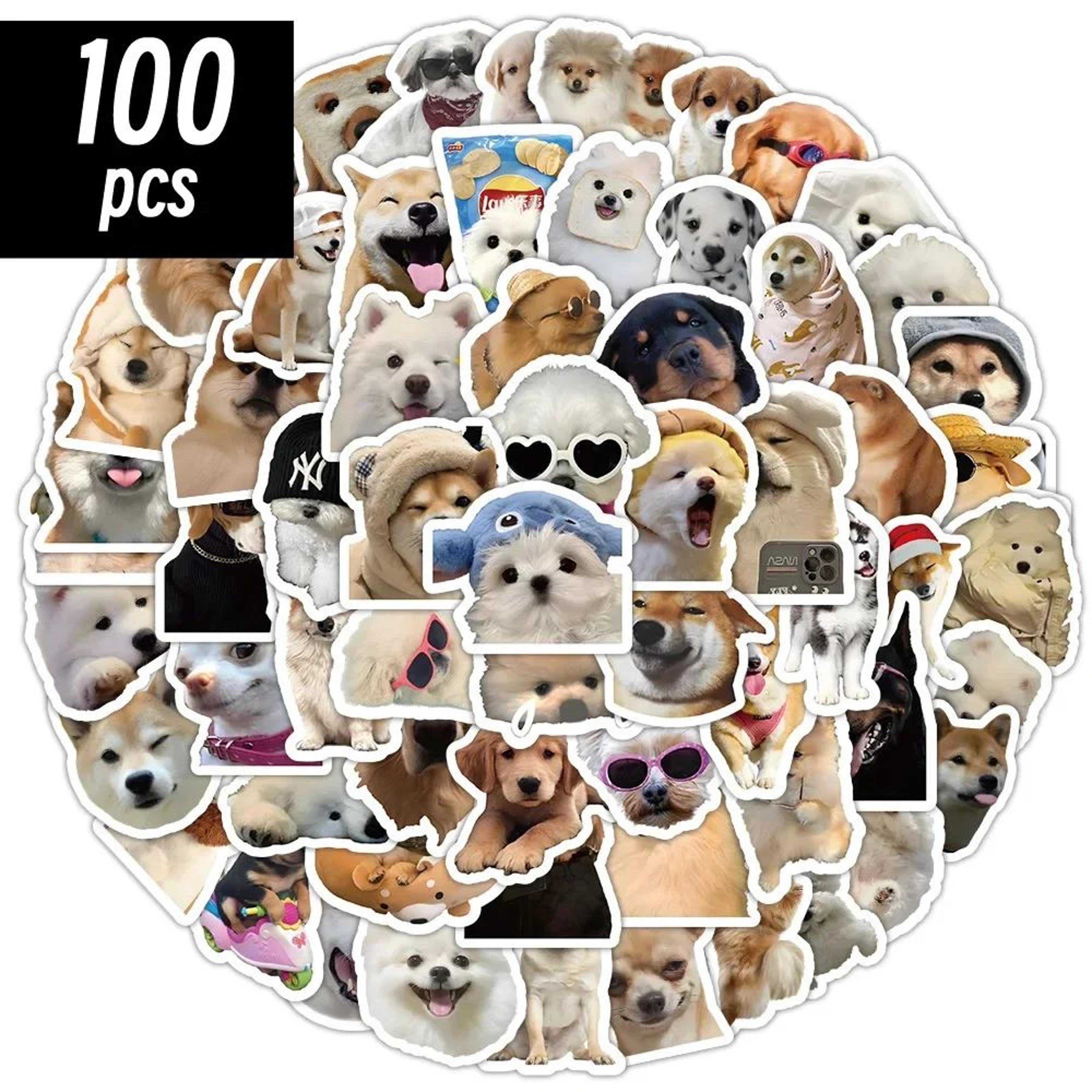 PawPop Funny Dog Sticker Pack  Cute Cartoon Graffiti Decals 1050100 Pcs 8