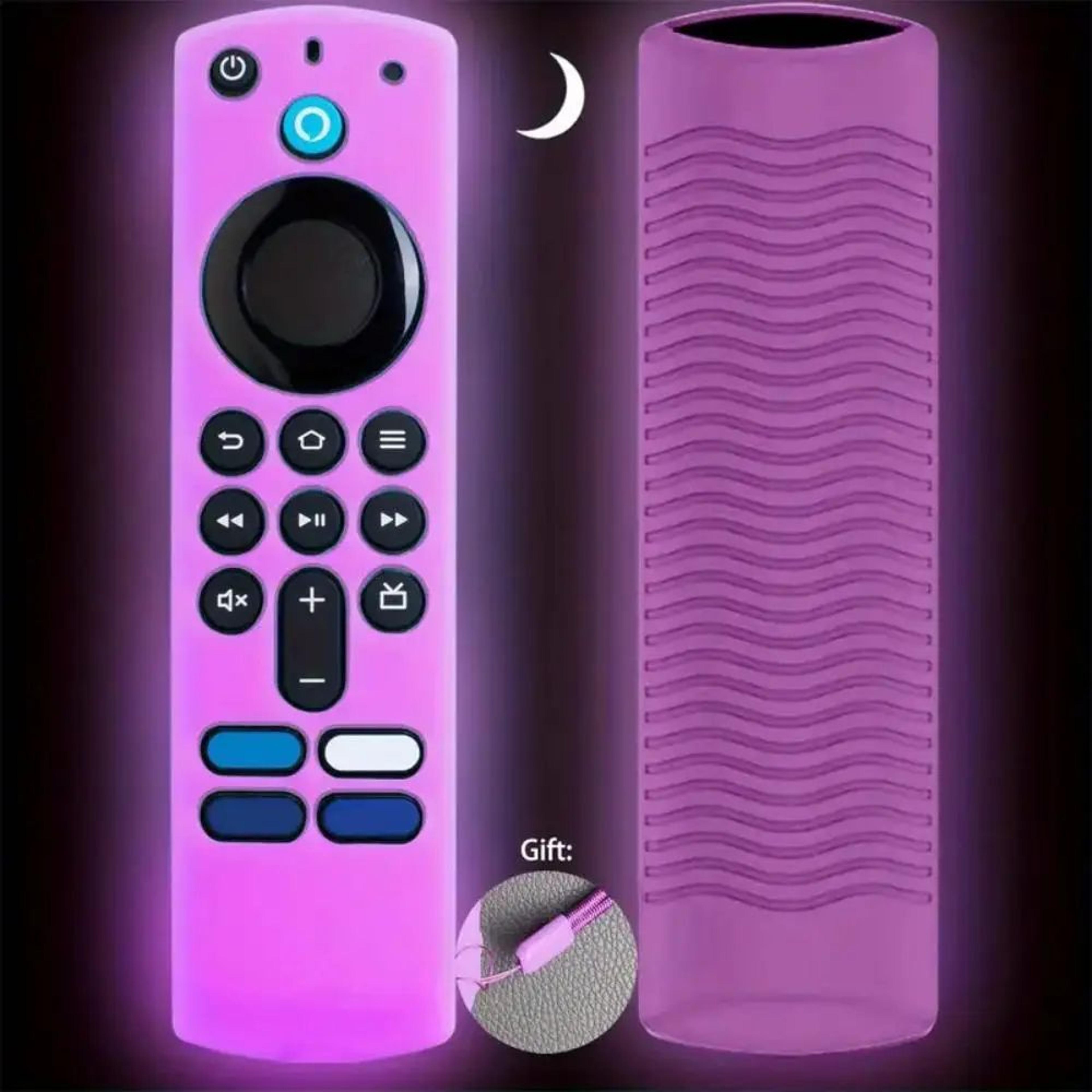 GlowGuard Silicone Remote Cover For Alexa Voice Remote  Luminous Protective Case For Fire TV Stick  8
