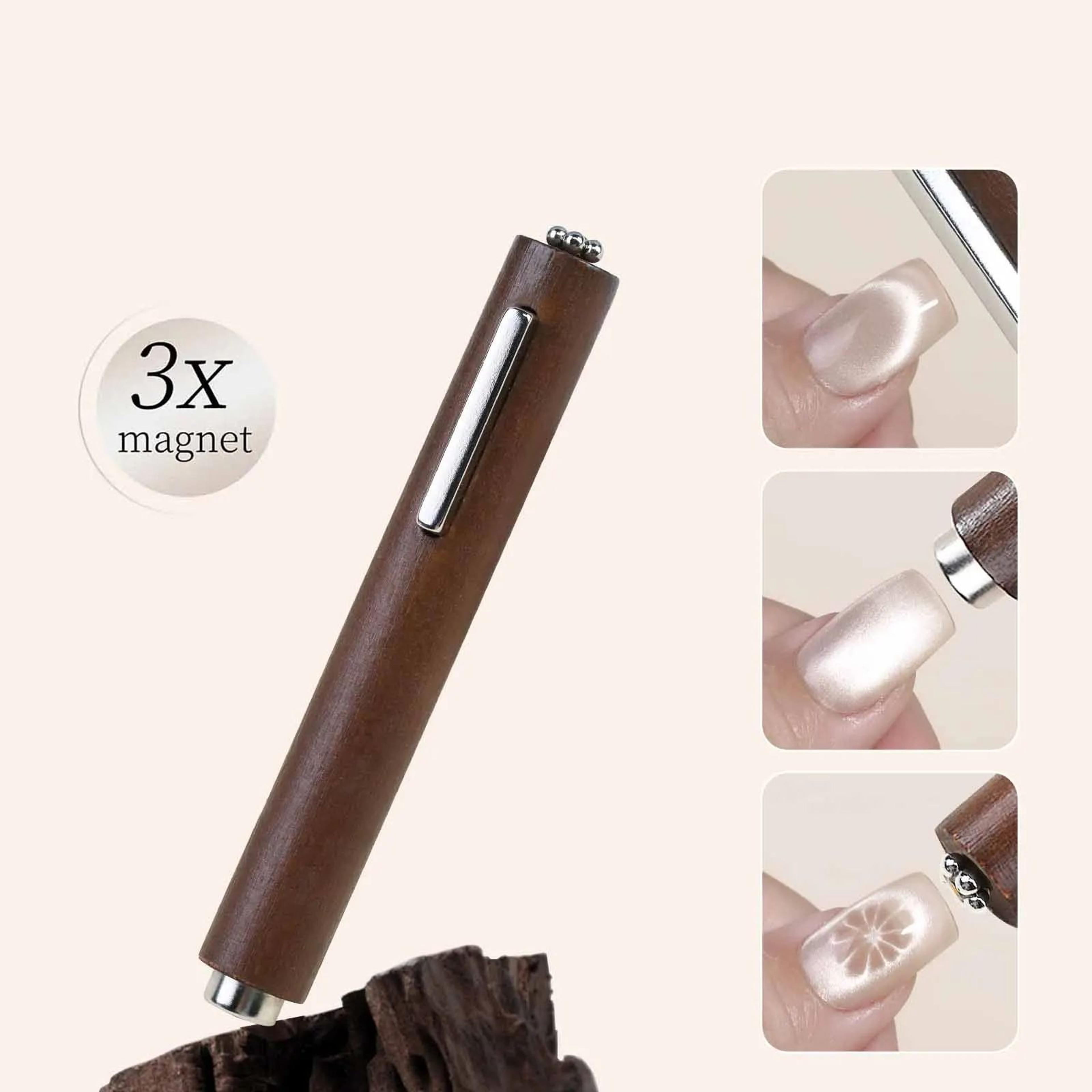 MagnaLine Pro Cat Eye Nail Magnet  3in1 Super Strong Magnetic Nail Art Tool 5