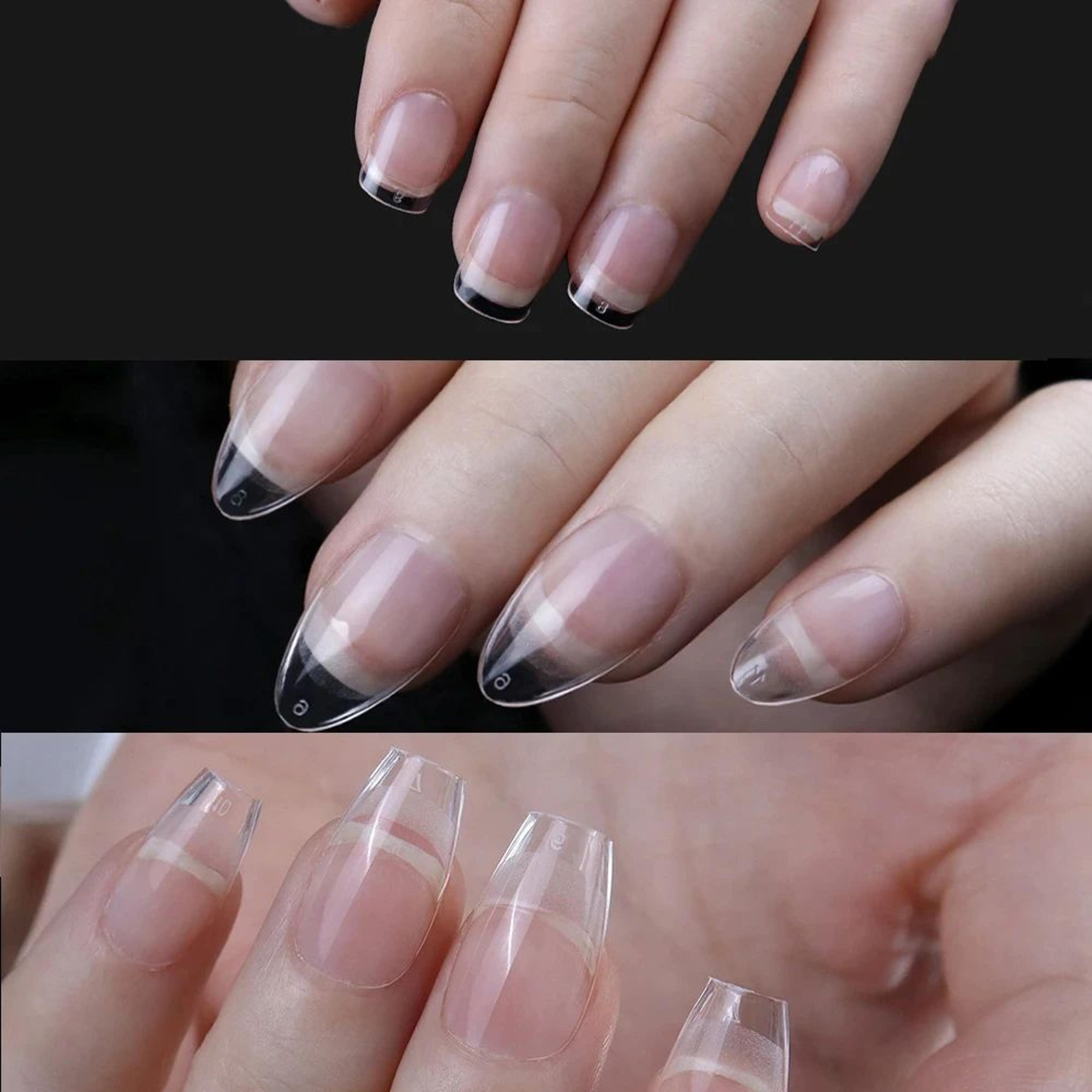 FlexiFit XXS Almond Soft Gel Nail Tips  120pcs Short PressOn Gel X Full Cover Artificial Nails 7