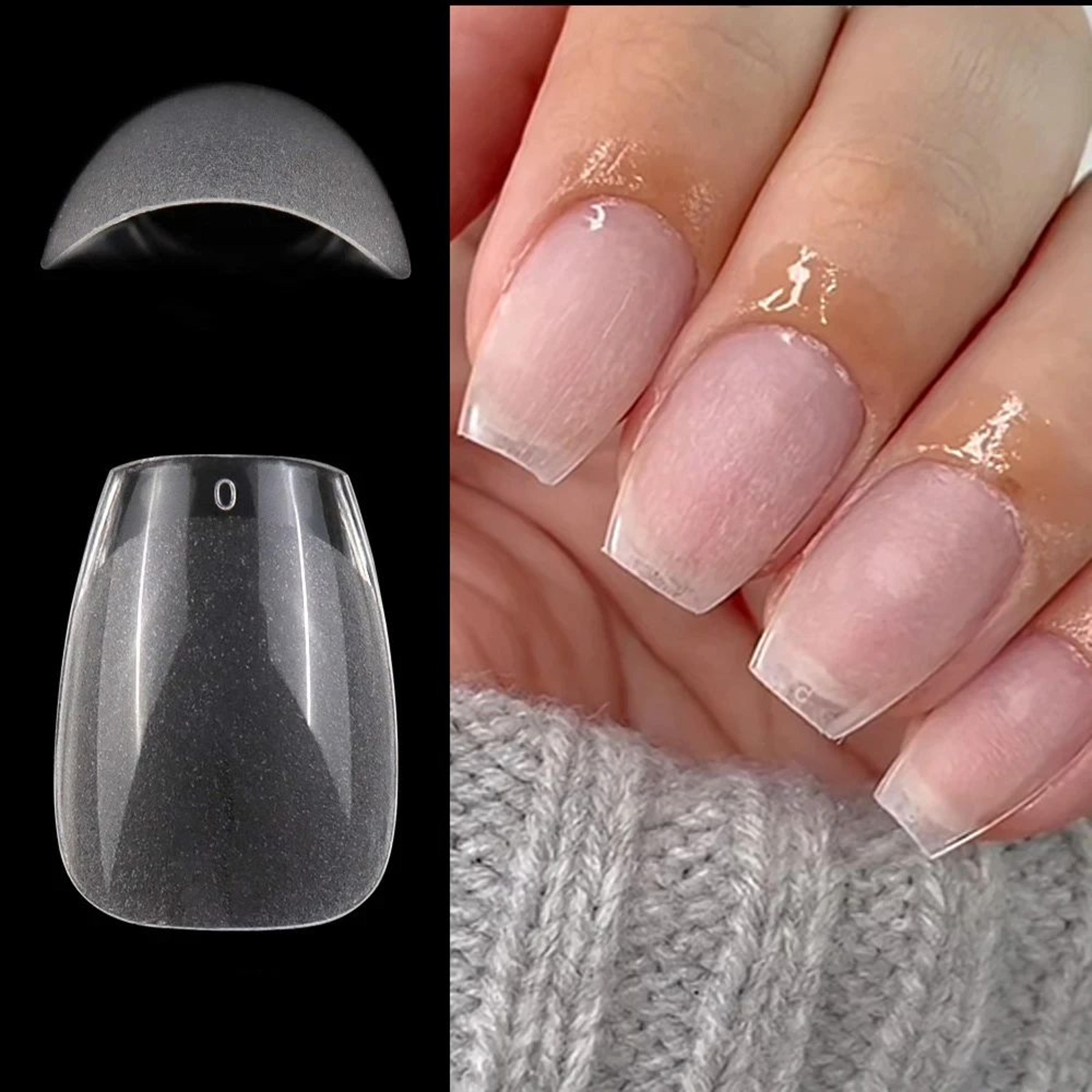 FlexiFit XXS Almond Soft Gel Nail Tips  120pcs Short PressOn Gel X Full Cover Artificial Nails 1