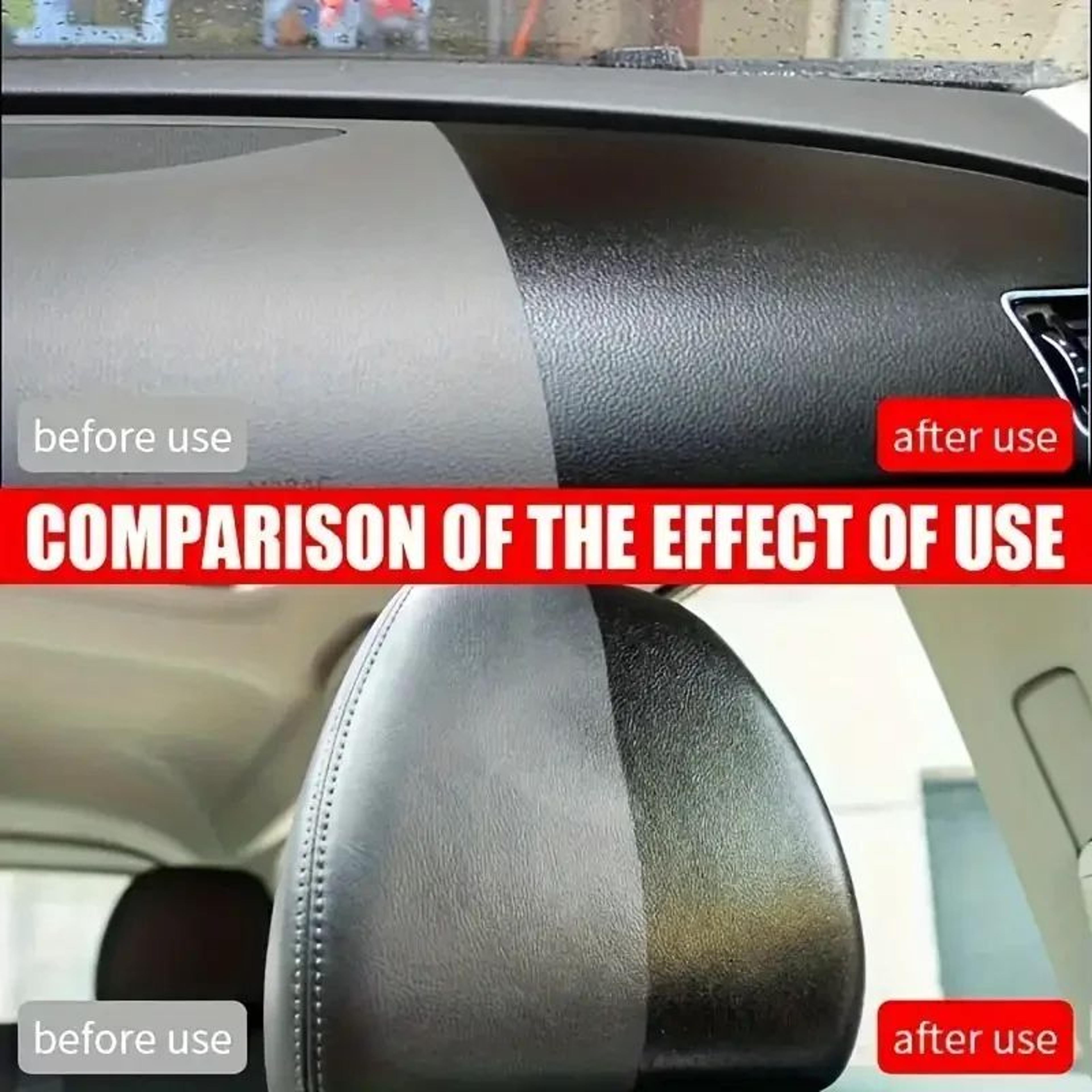 Crystal Clear Car Plastic Restorer  Interior Panel Renewal Wax  Protective Polishing Coating 3