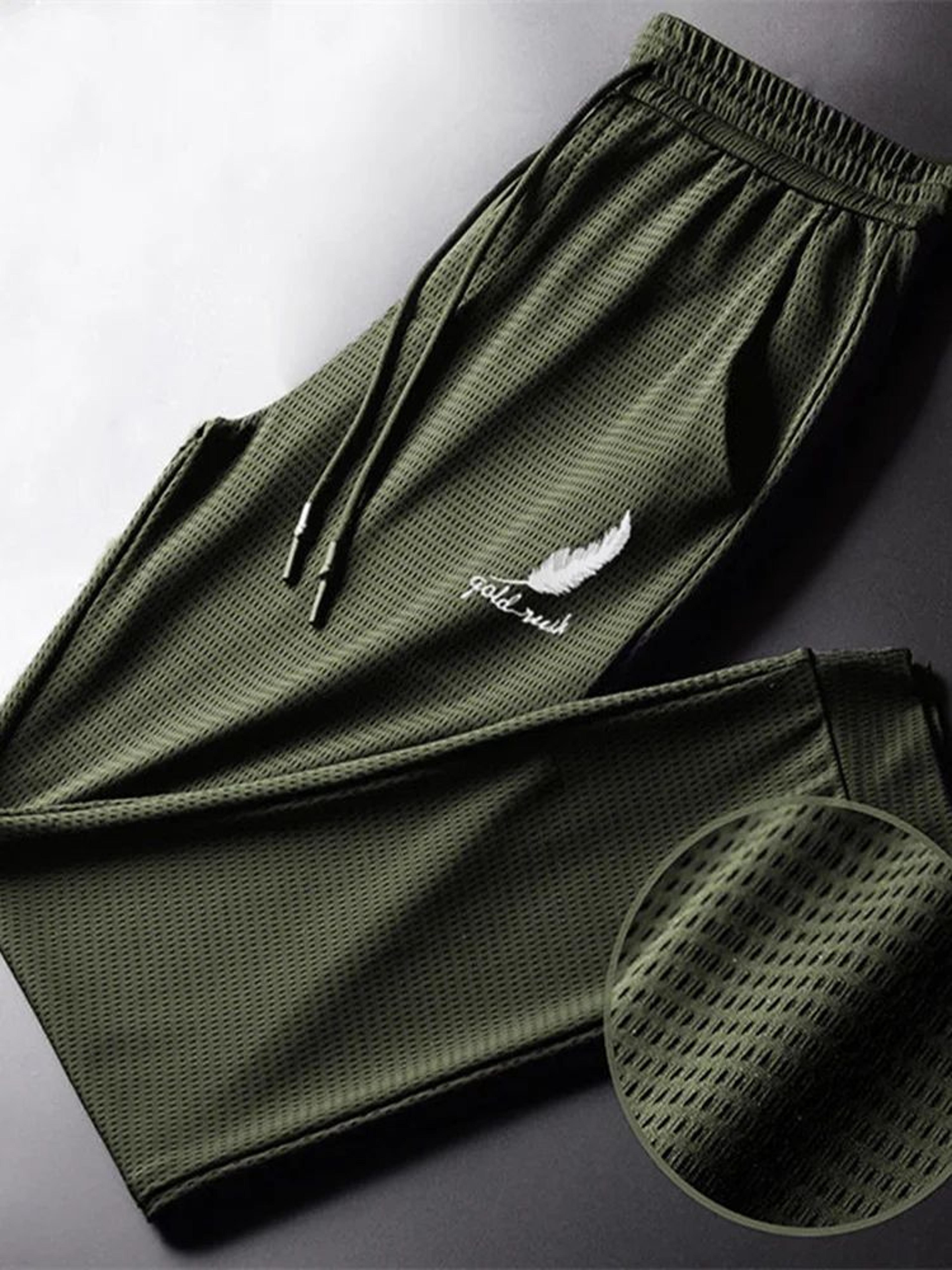 Mens QuickDry Athletic Pants  Lightweight Breathable Hiking Running  Gym Jogger Trousers 7