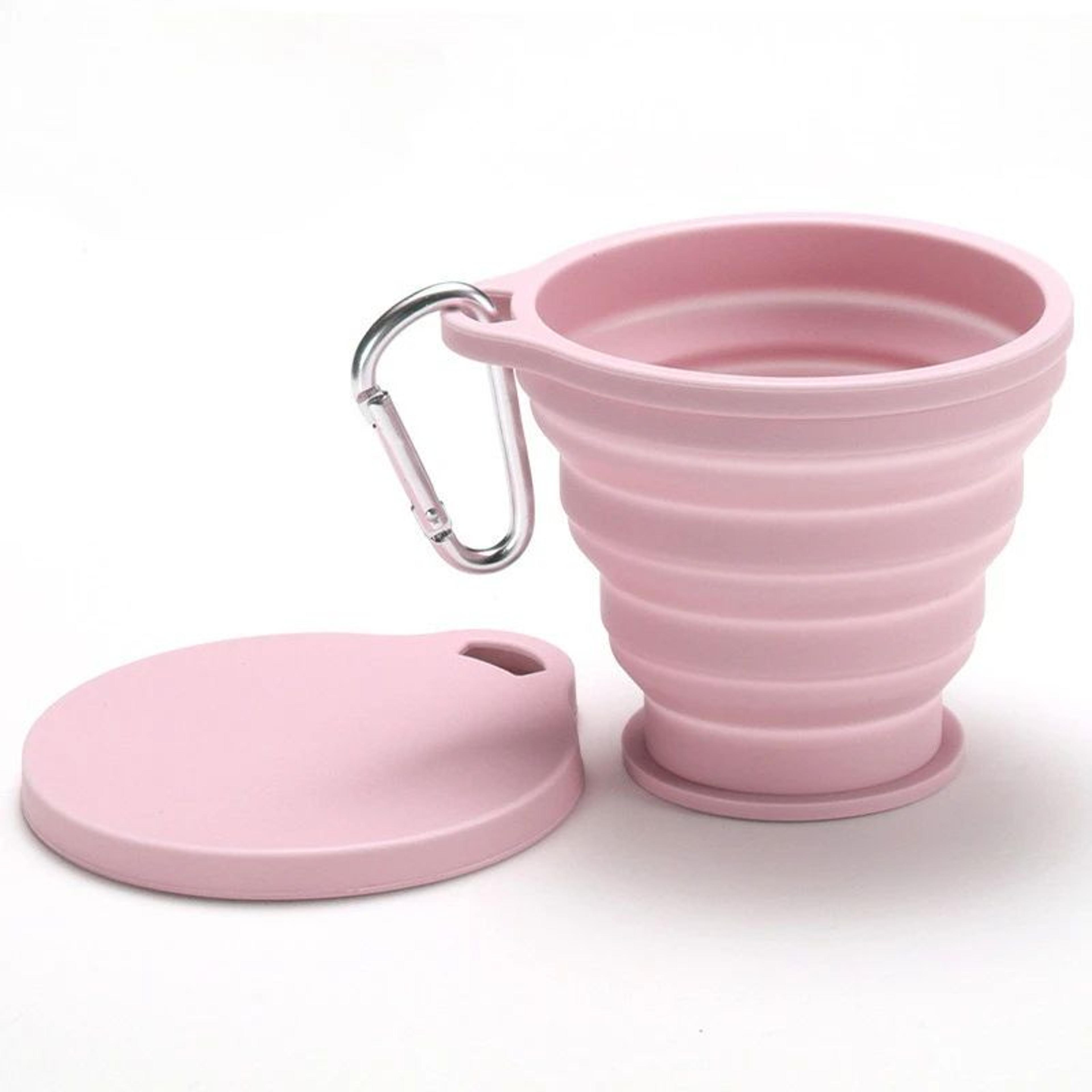 609oz Collapsible Silicone Cup With Lid  Foldable Travel Cup For Camping Hiking  Everyday Use 8