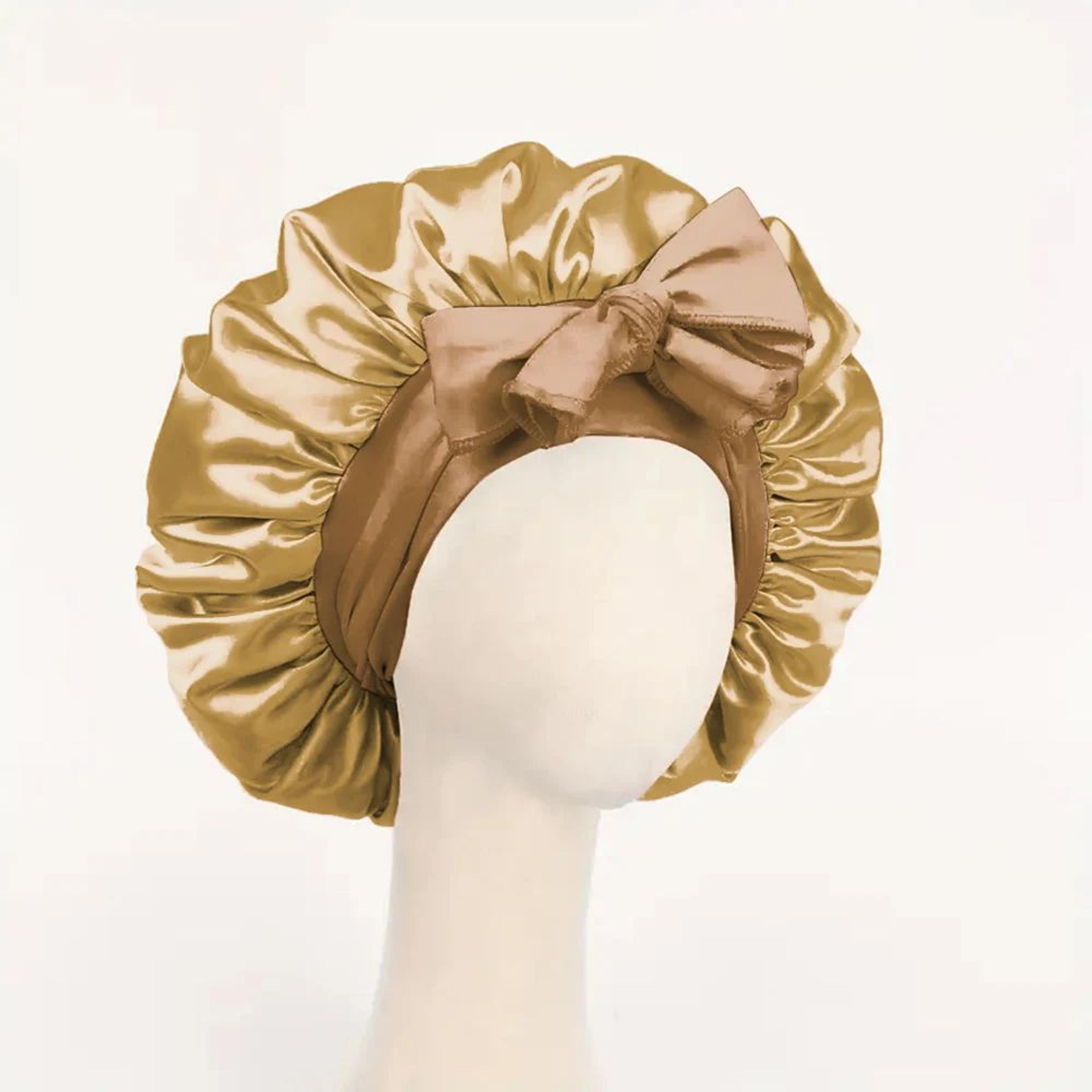 Adjustable Satin Silk Hair Bonnet  Sleep Cap With Tie Band For Hair Protection Men  Women 8