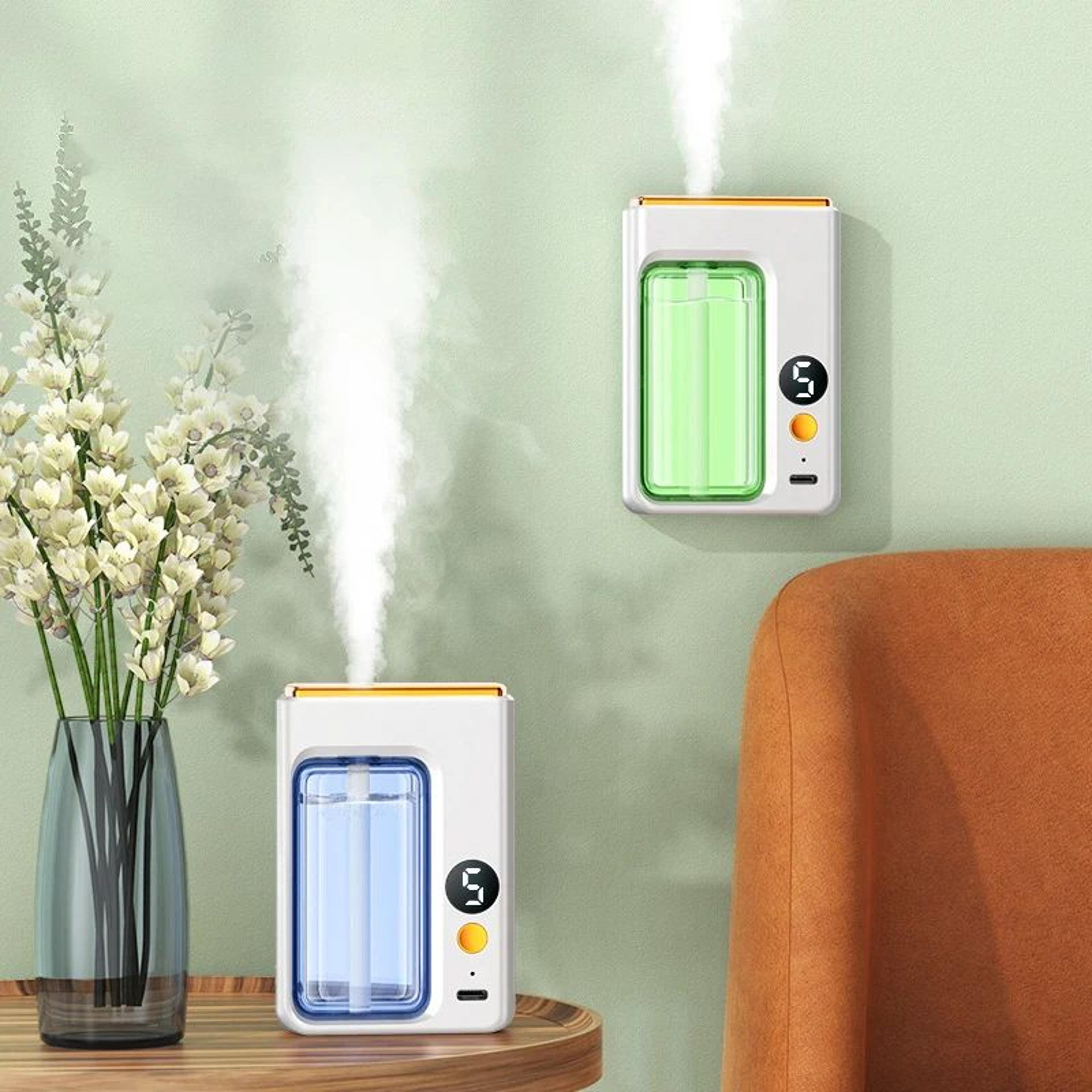 Automatic Car Aroma Diffuser With Display  Essential Oil Air Freshener  Humidifier Jasmine Scent 5
