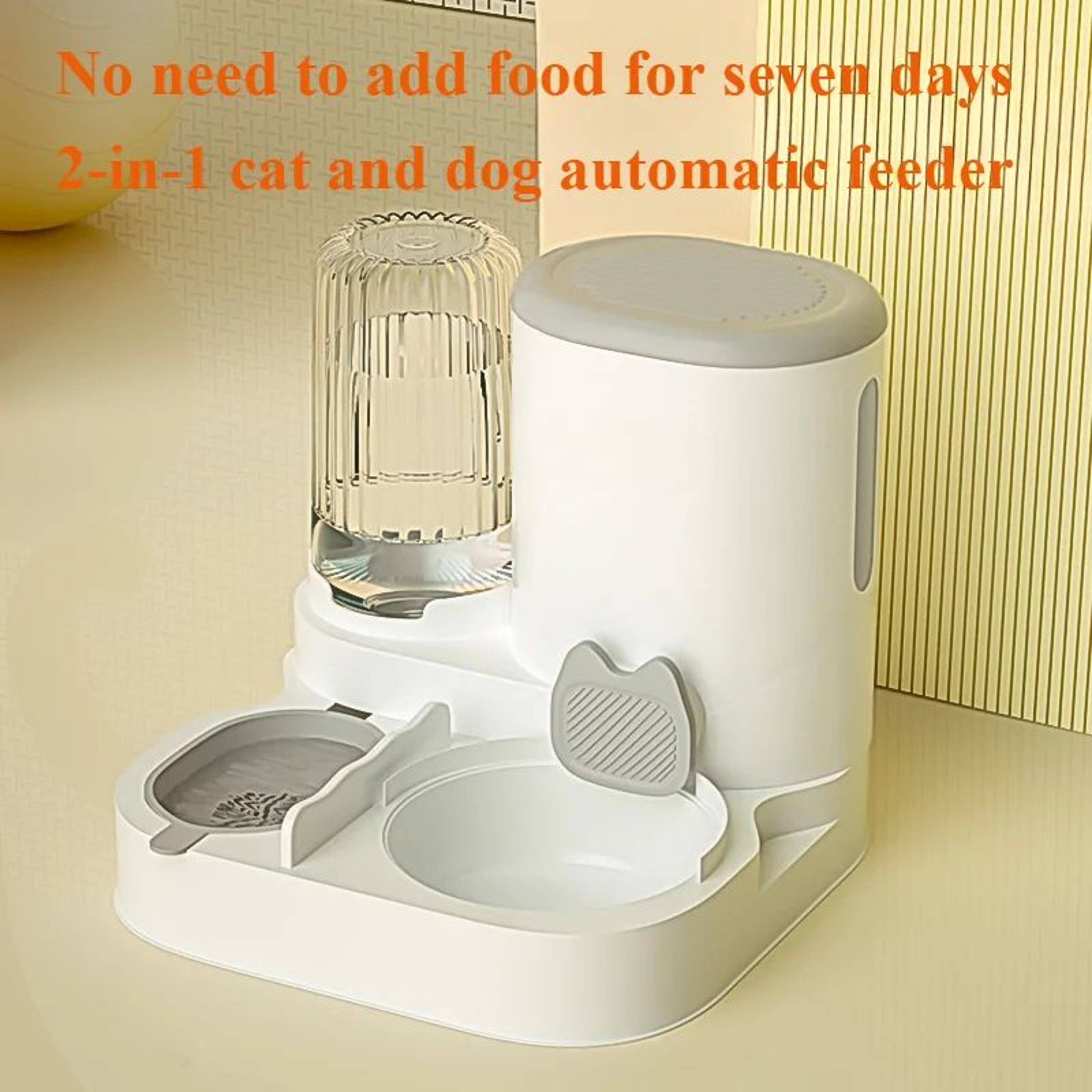 2in1 Automatic Pet Feeder  Water Dispenser  Gravity Cat  Dog Bowl Food And Drinking Station 1