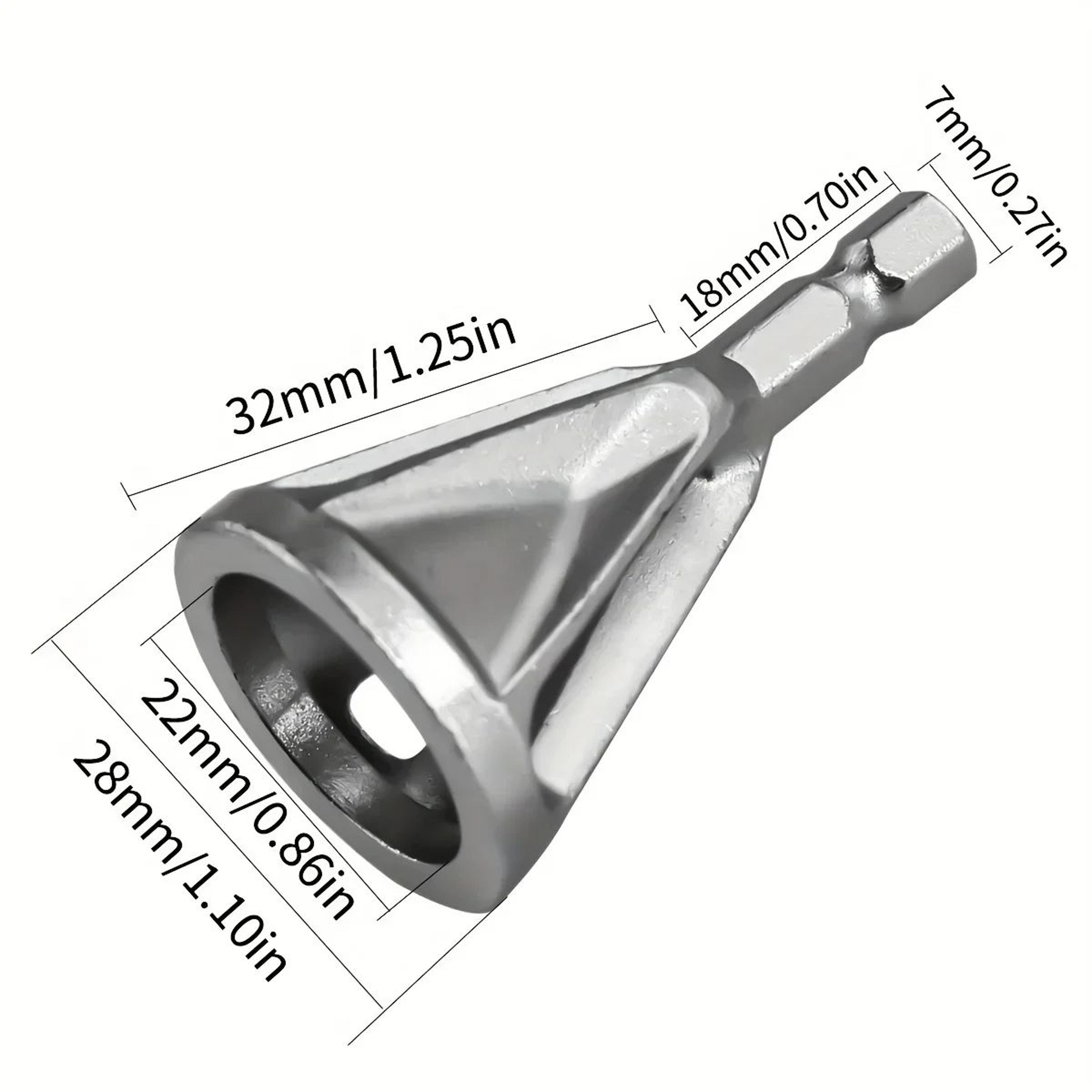 Metal Deburring Chamfering Tool  Drill Bit External Chamfer Cutter For Bolt  Pipe Edge Trimming 4