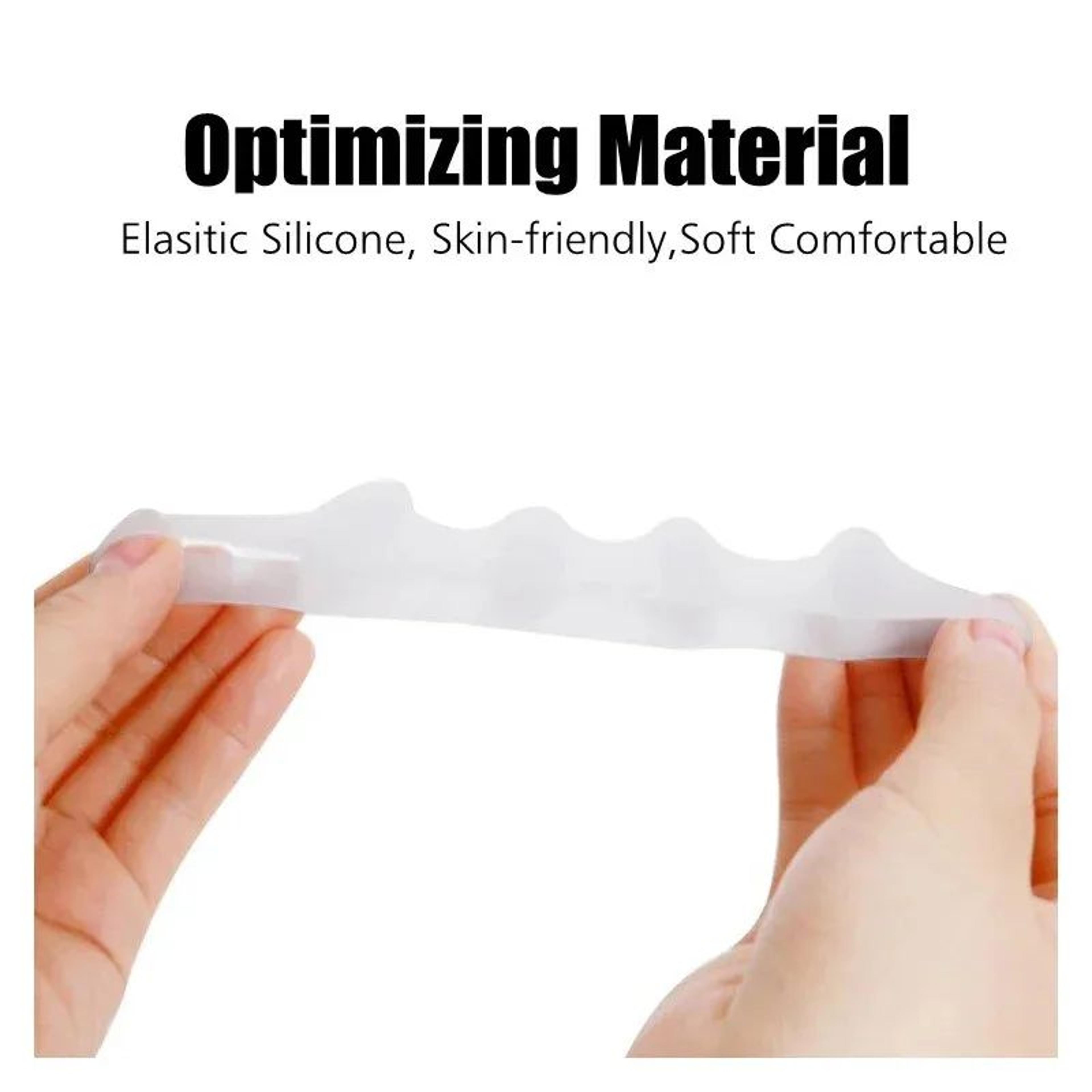 2Pair Gel Toe Separator  Bunion Corrector  Soft Silicone Toe Spacers  Hammer Toe Straightener 2