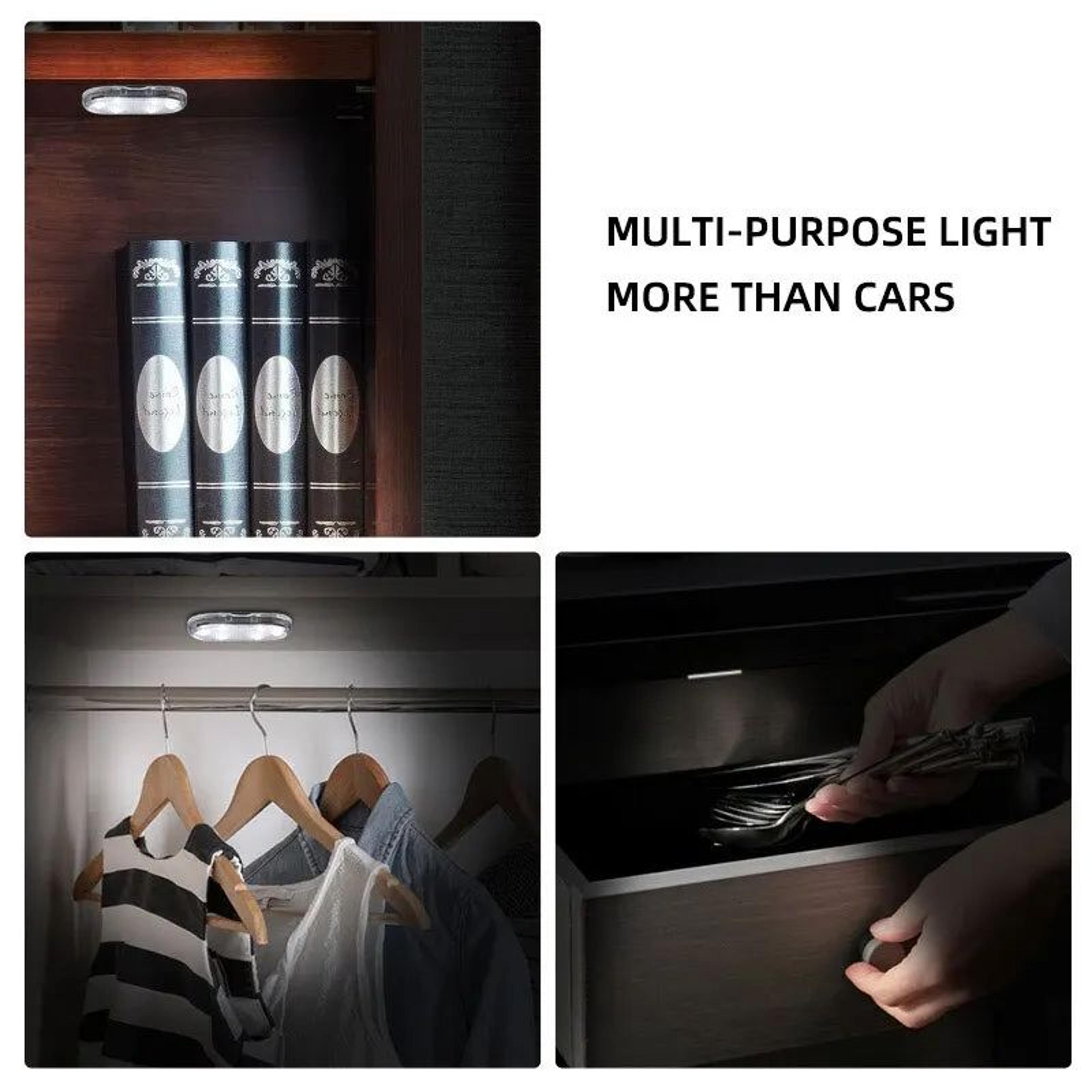 Rechargeable Touch LED Car Dome Light  USB Magnetic Interior Reading  Ambient Lamp 3