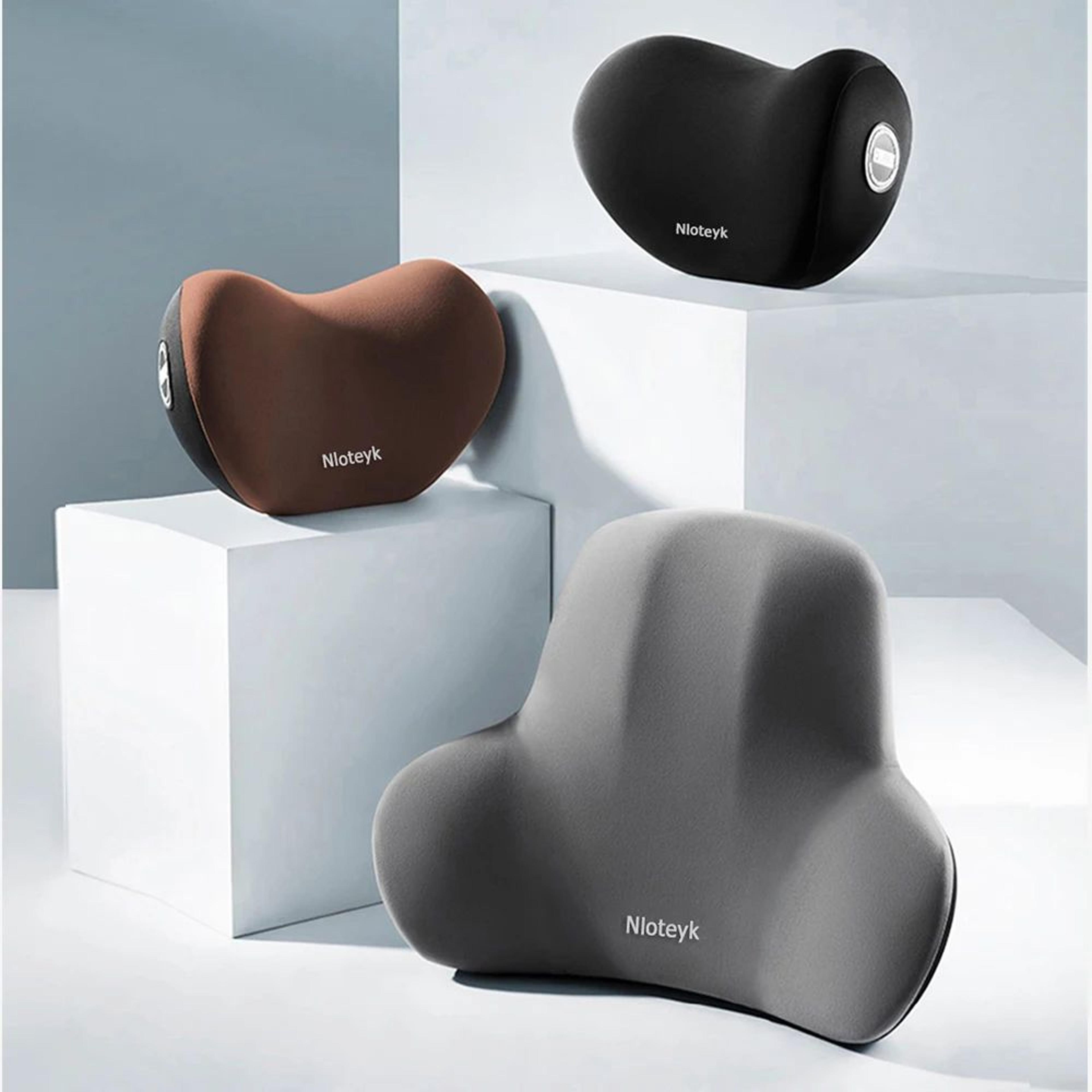 Memory Foam Car Neck Pillow  Ergonomic Headrest  Lumbar Support Cushion For Travel Comfort 3