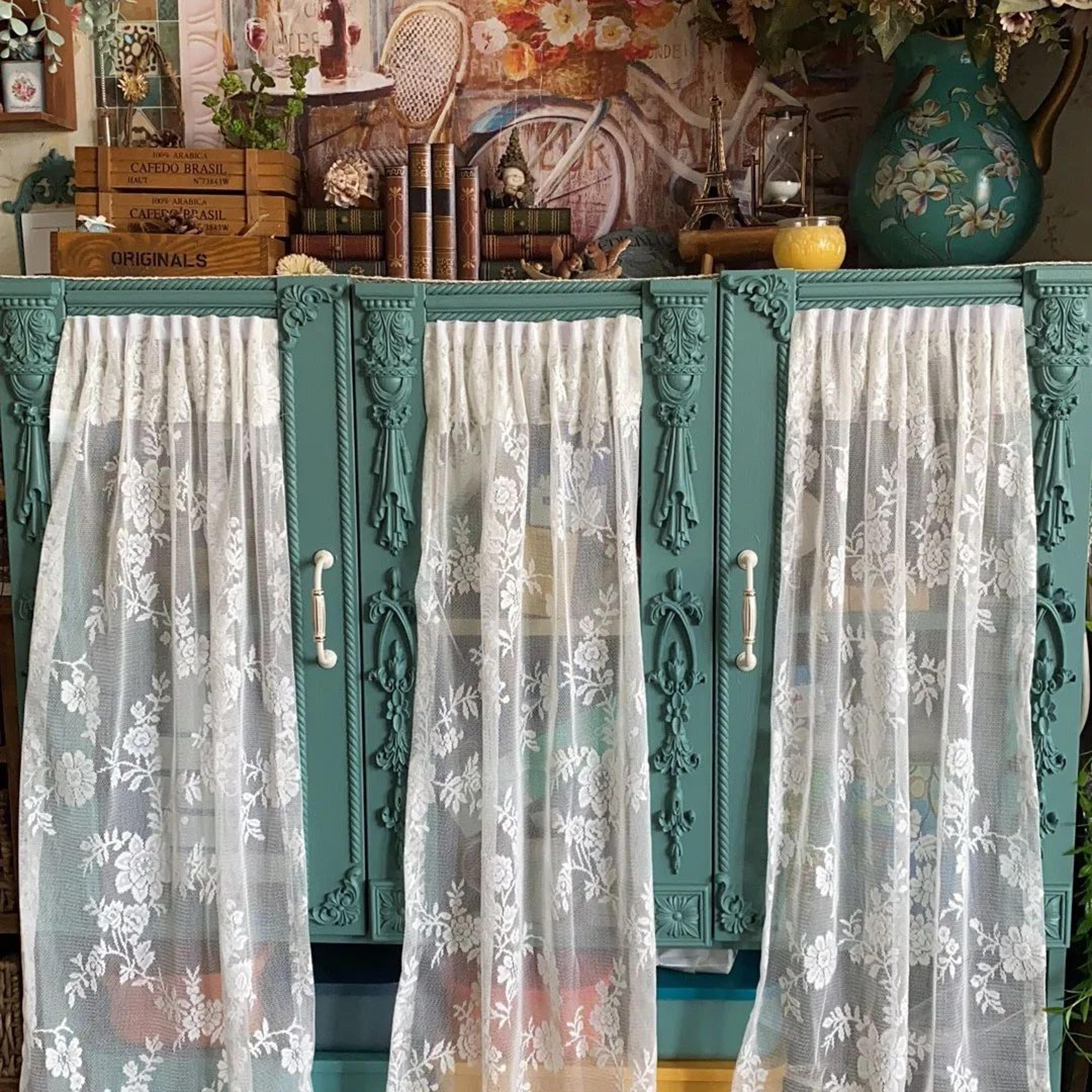 Wood Carved Onlays  Appliques  Vintage Floral Furniture Decals For Home Decor  Restoration 2