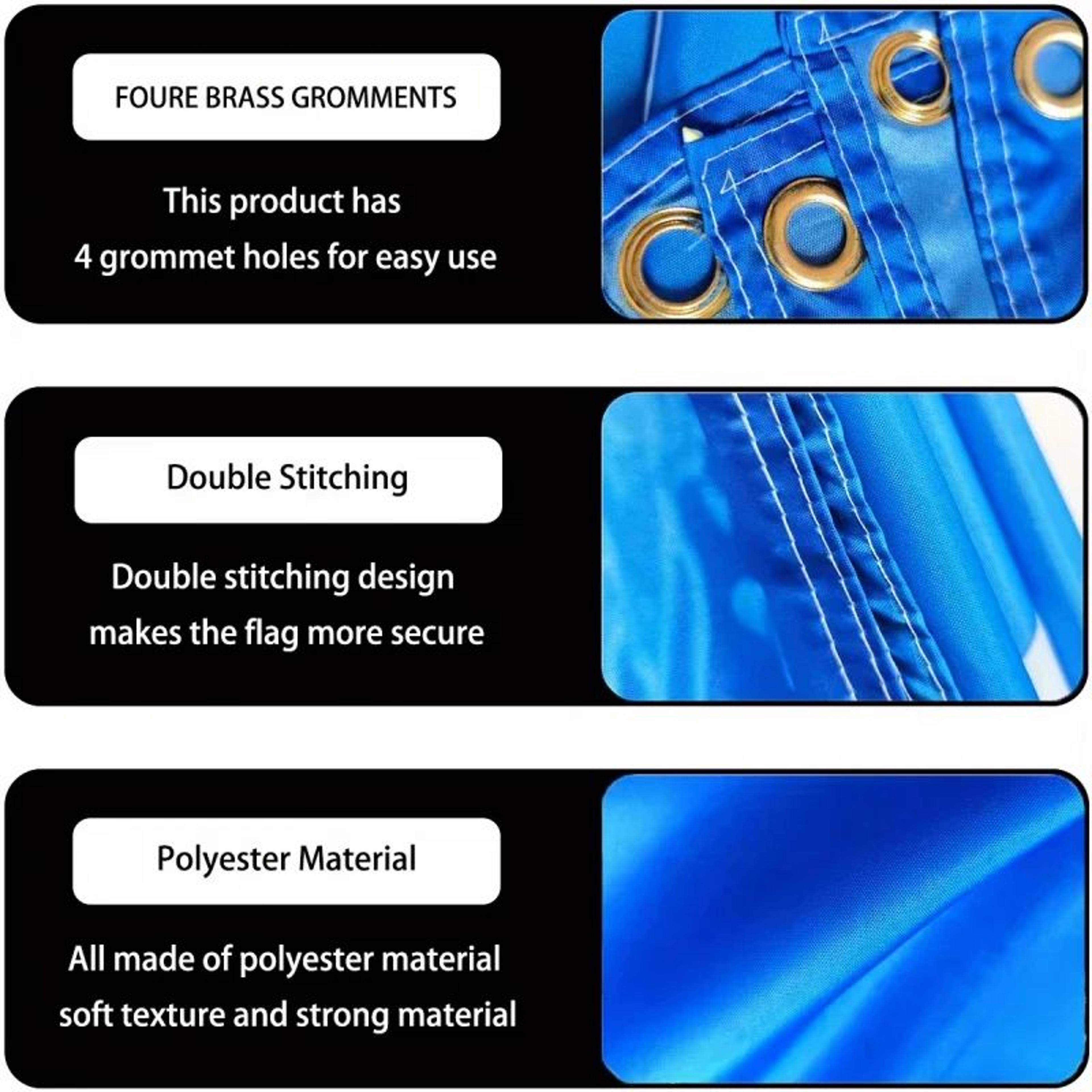 Custom Polyester Banner With Grommets  Durable Indoor  Outdoor Personalized Banner For Home  Event