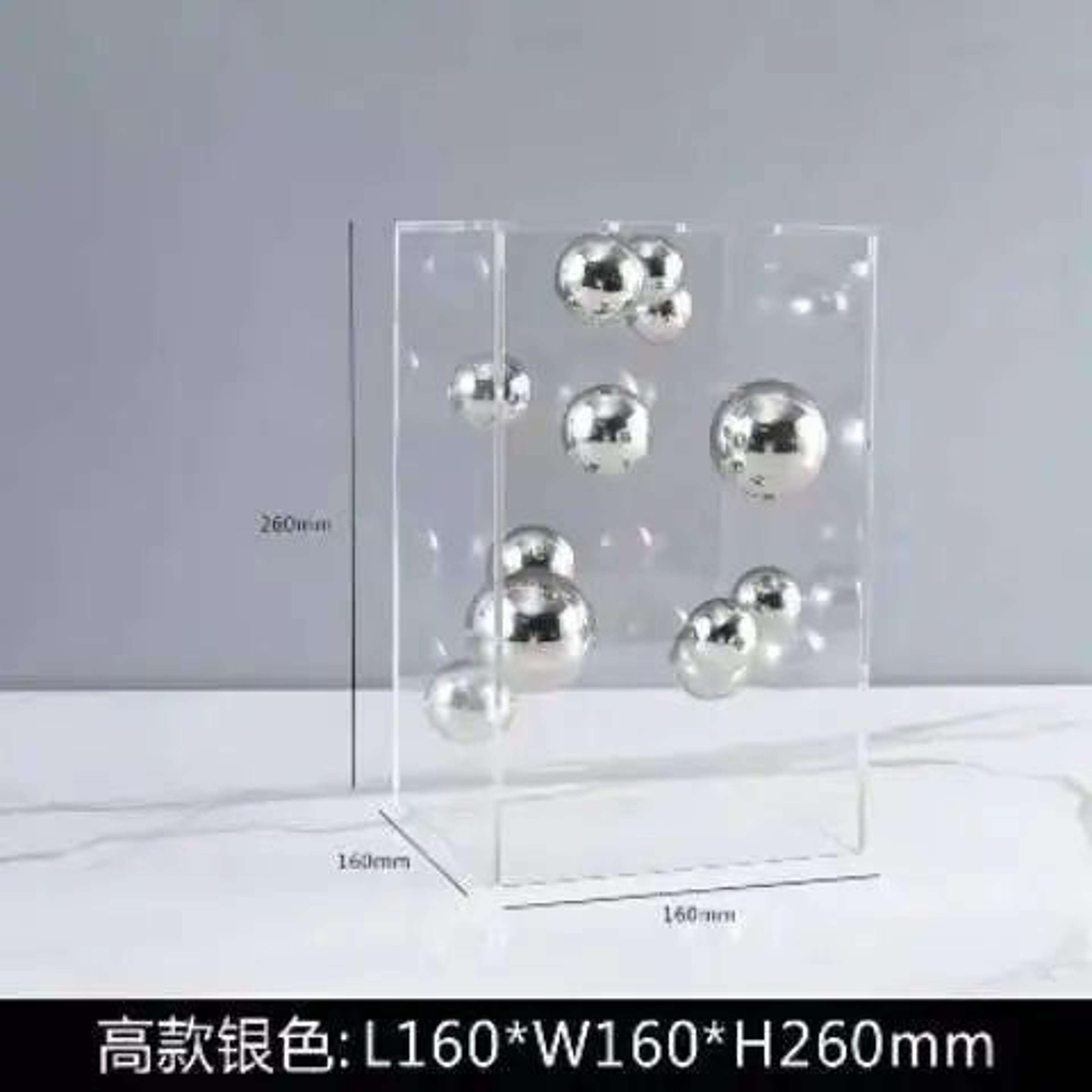 Modern Clear Acrylic Cube Display Box  Square Transparent Cover For Home Decor  Collectibles 12