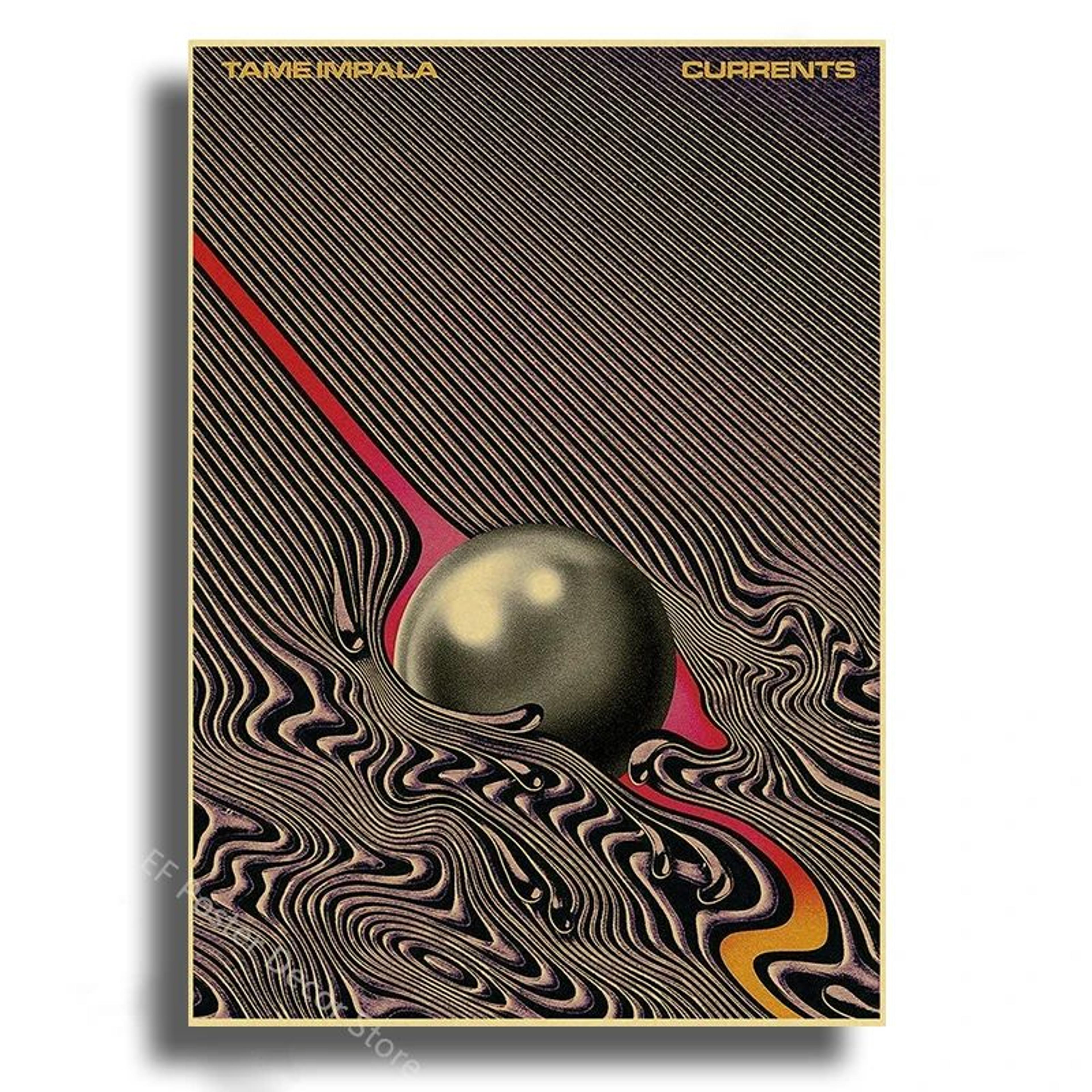 Vintage Music Album Poster Print  Retro Aesthetic Wall Art Mitski TV Girl Tame Impala Style 25