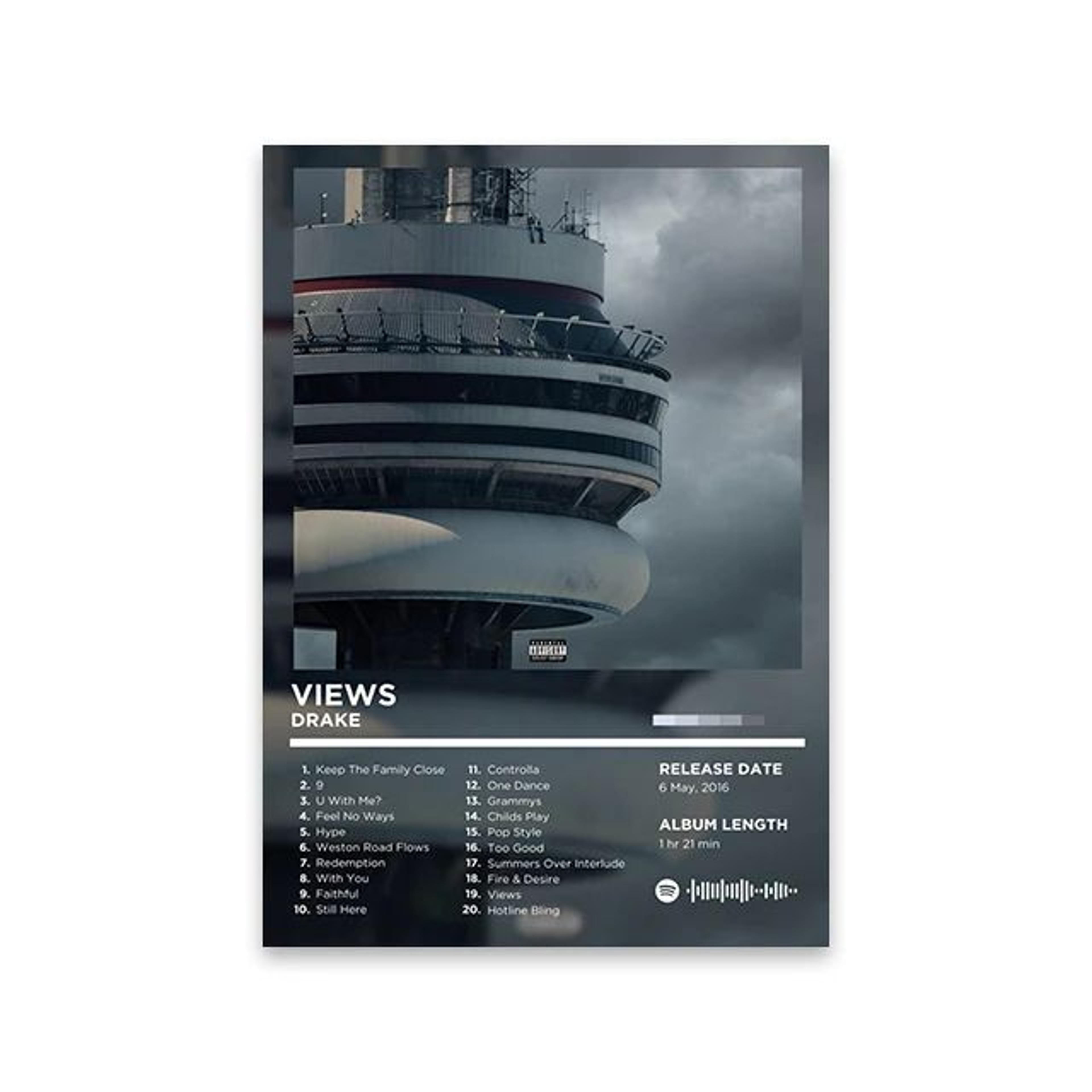 Retro Rapper Album Cover Canvas Wall Art  Hip Hop Music Poster Print For Room Decor 12