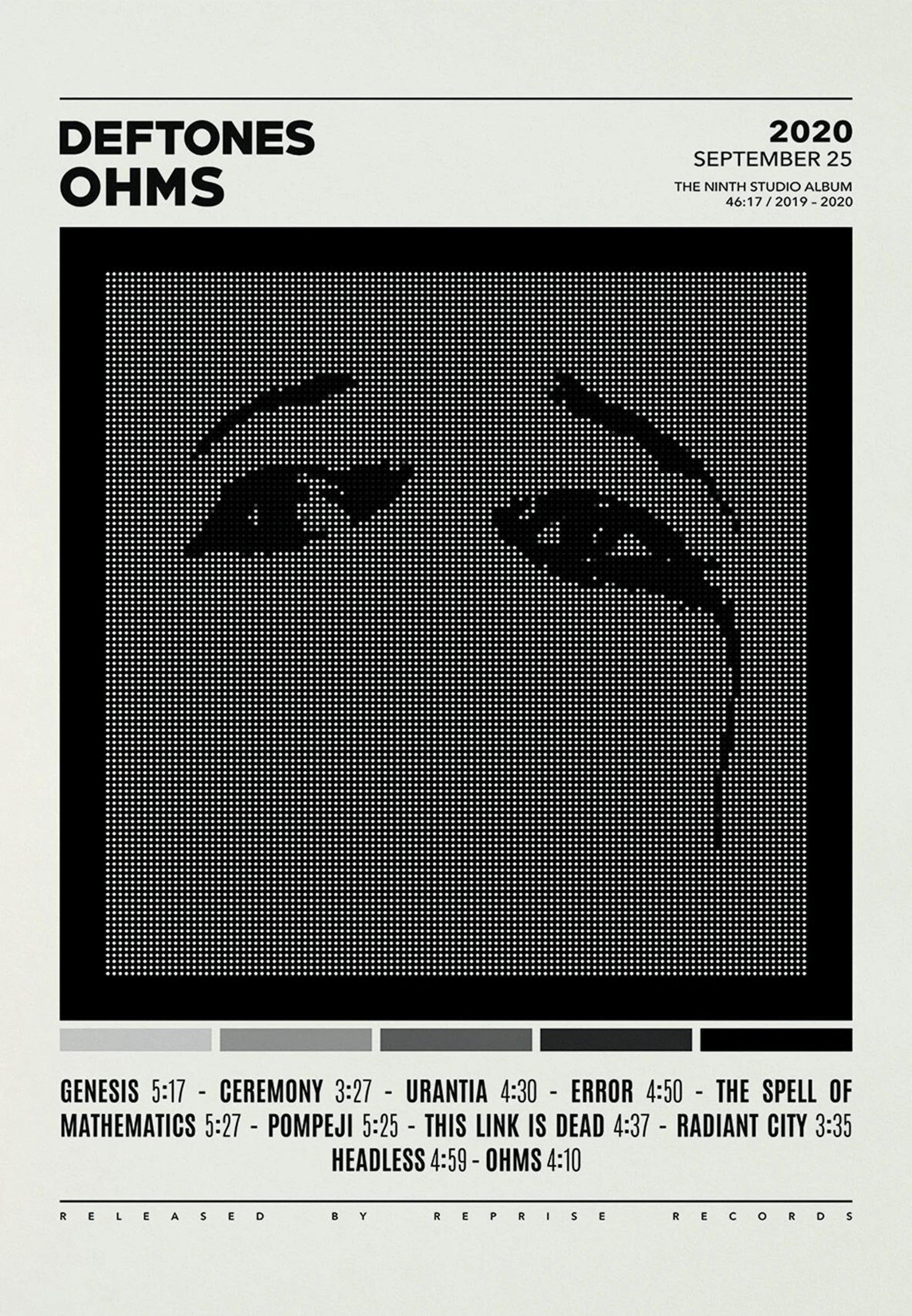 Deftones Album Cover Canvas Wall Art  Around The Fur  Saturday Night Wrist Music Poster 8