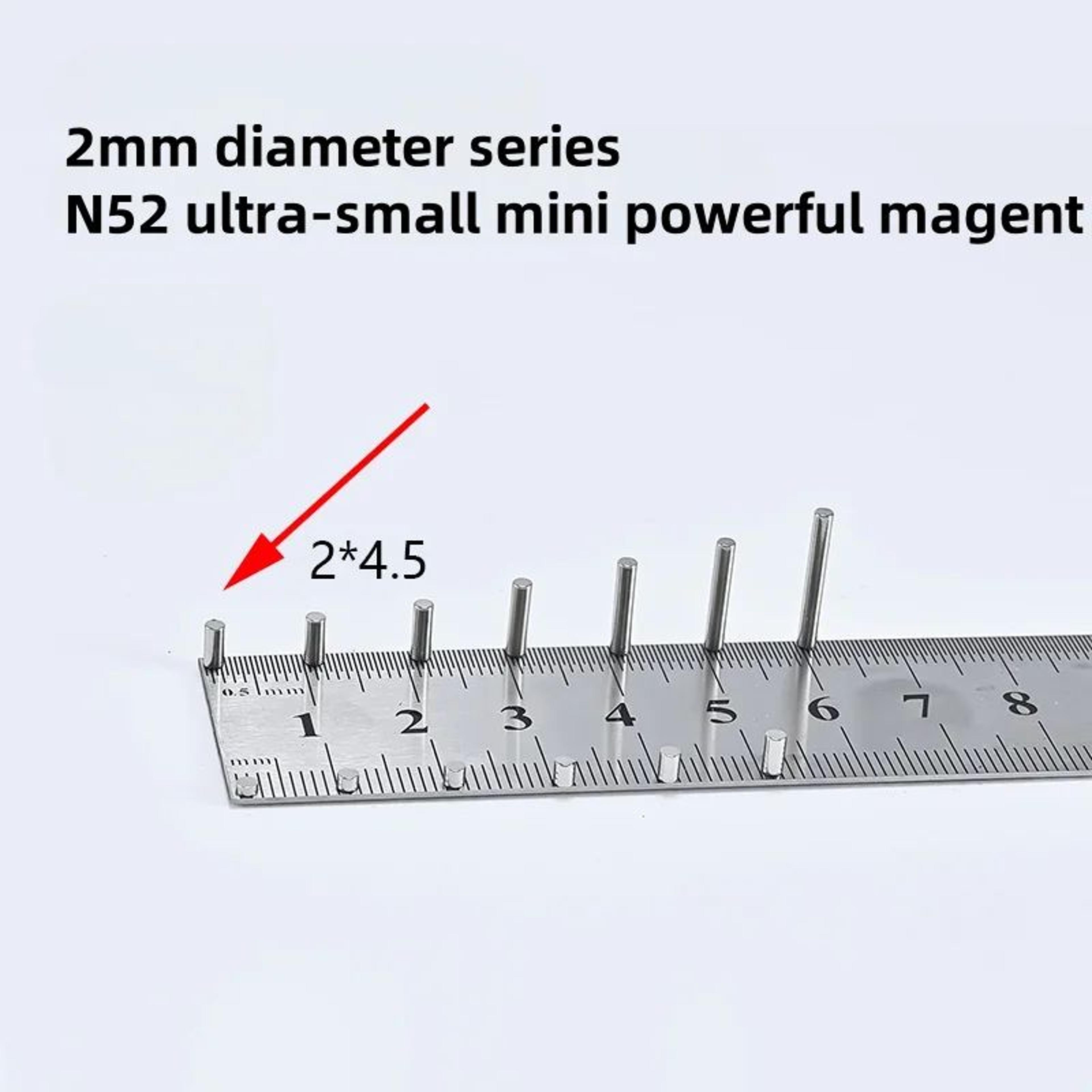 N52 Mini Round Neodymium Magnets Set 10PCS  UltraStrong Small Refrigerator Magnets 18