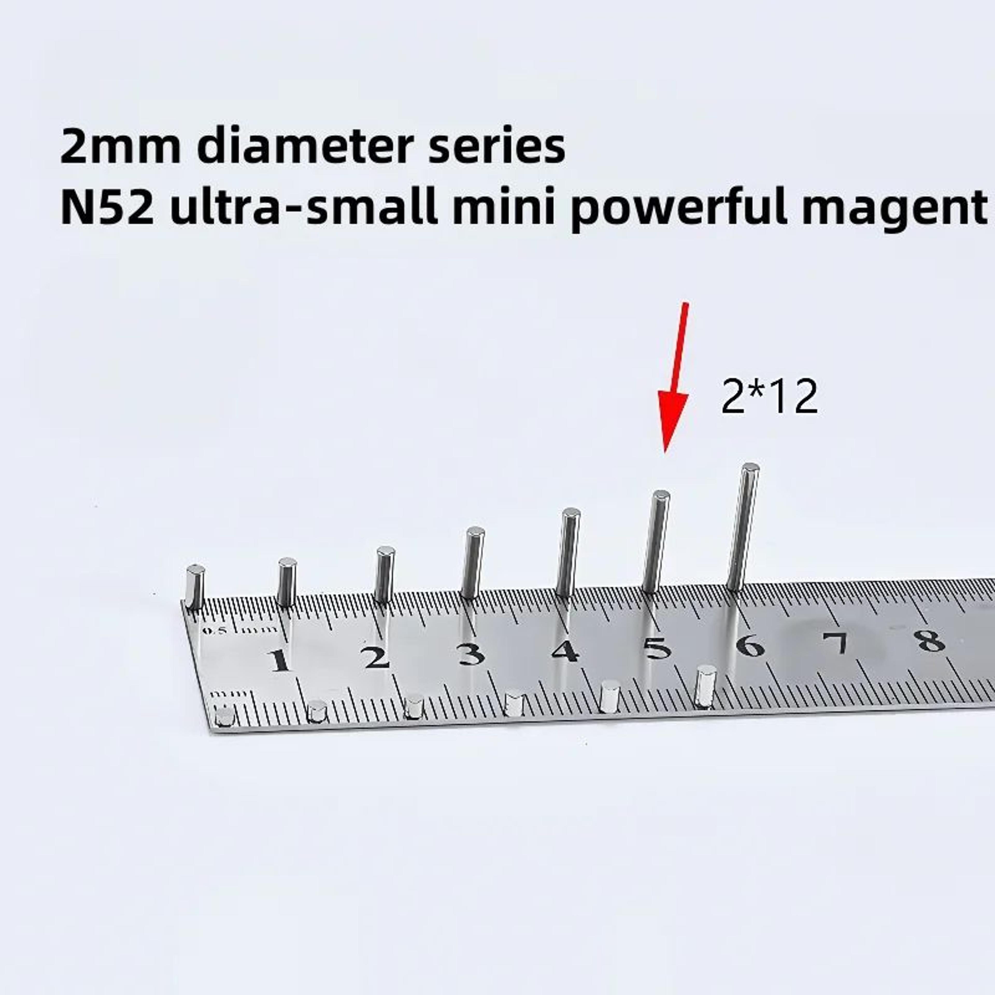 N52 Mini Round Neodymium Magnets Set 10PCS  UltraStrong Small Refrigerator Magnets 14