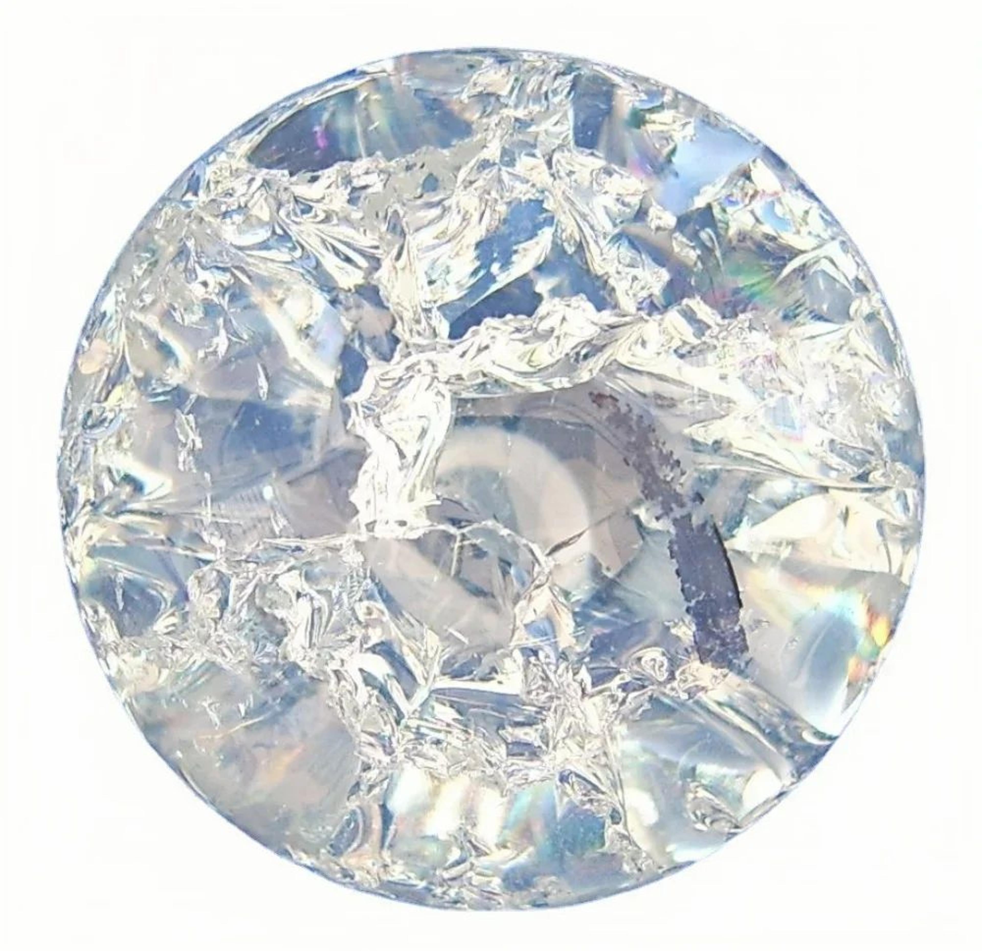 Ice Crack Crystal Glass Ball  K9 Quartz Feng Shui Magic Sphere Home Decor 5