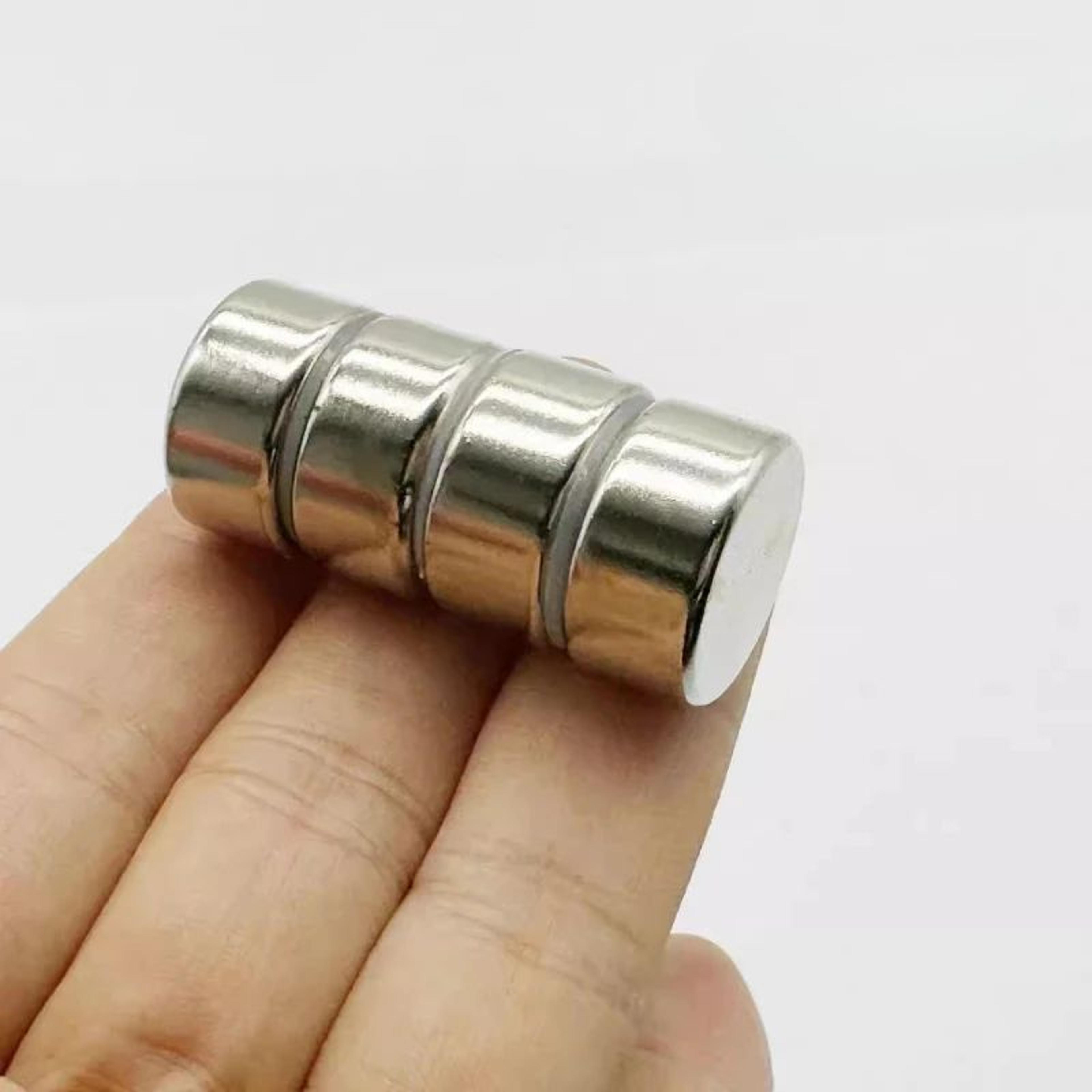 strong round reinforced magnets 50pcs – heavy duty circular magnets