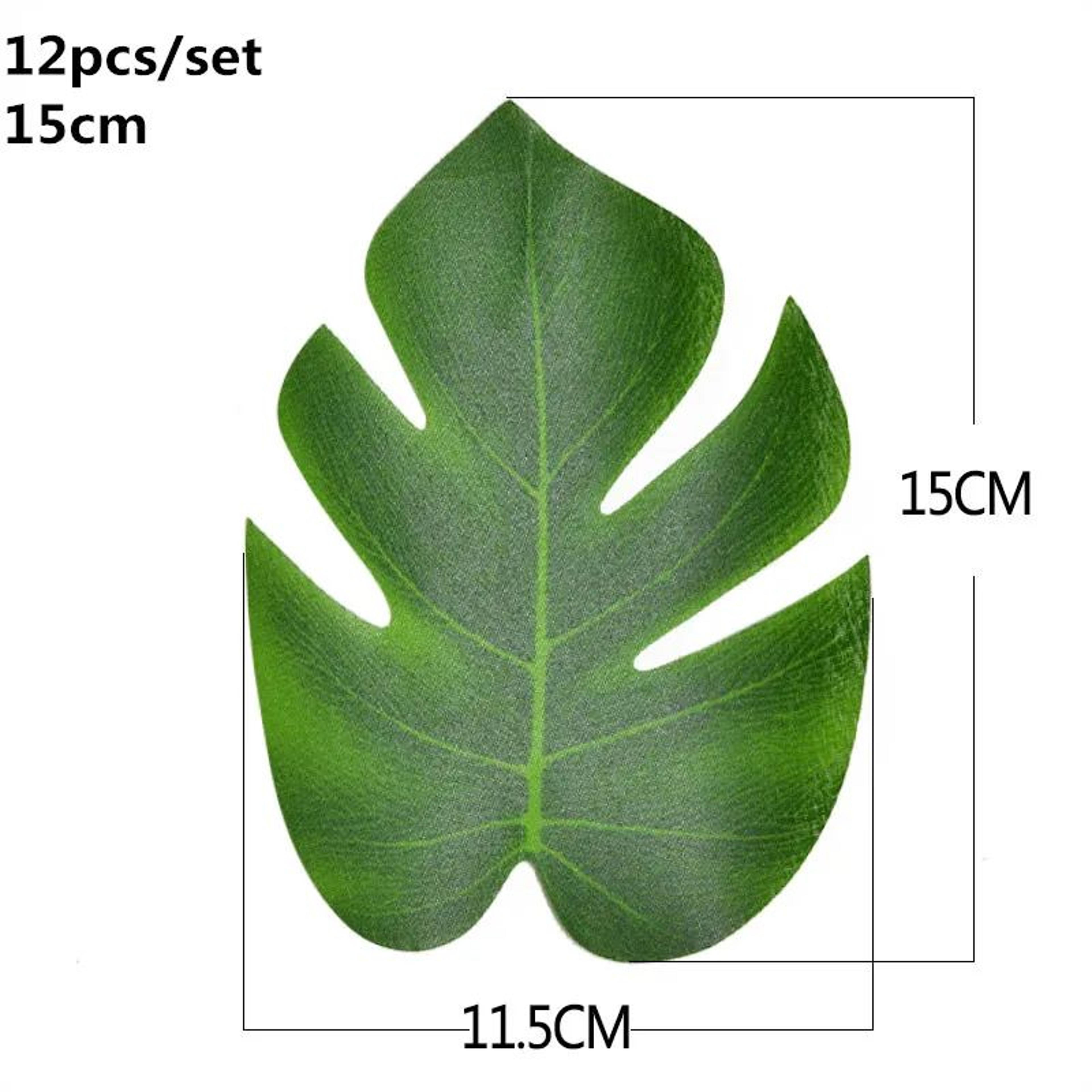 Lush Tropical Artificial Palm Leaf Decor Set  Realistic Green Silk Turtle Leaves For Events  Home S