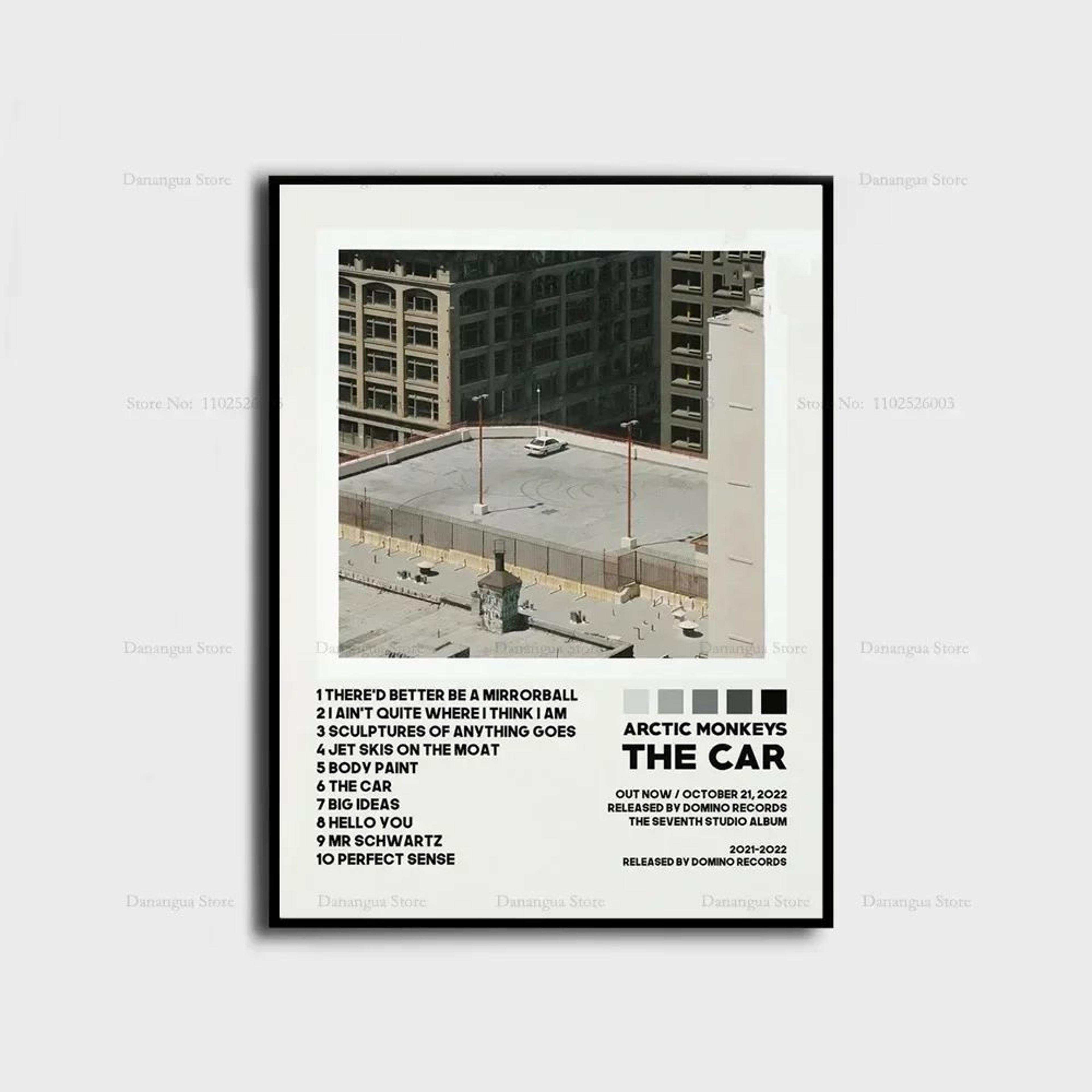 Arctic Monkeys Album Cover Canvas Wall Art  Favourite Worst Nightmare  The Car Poster Print Decor 12