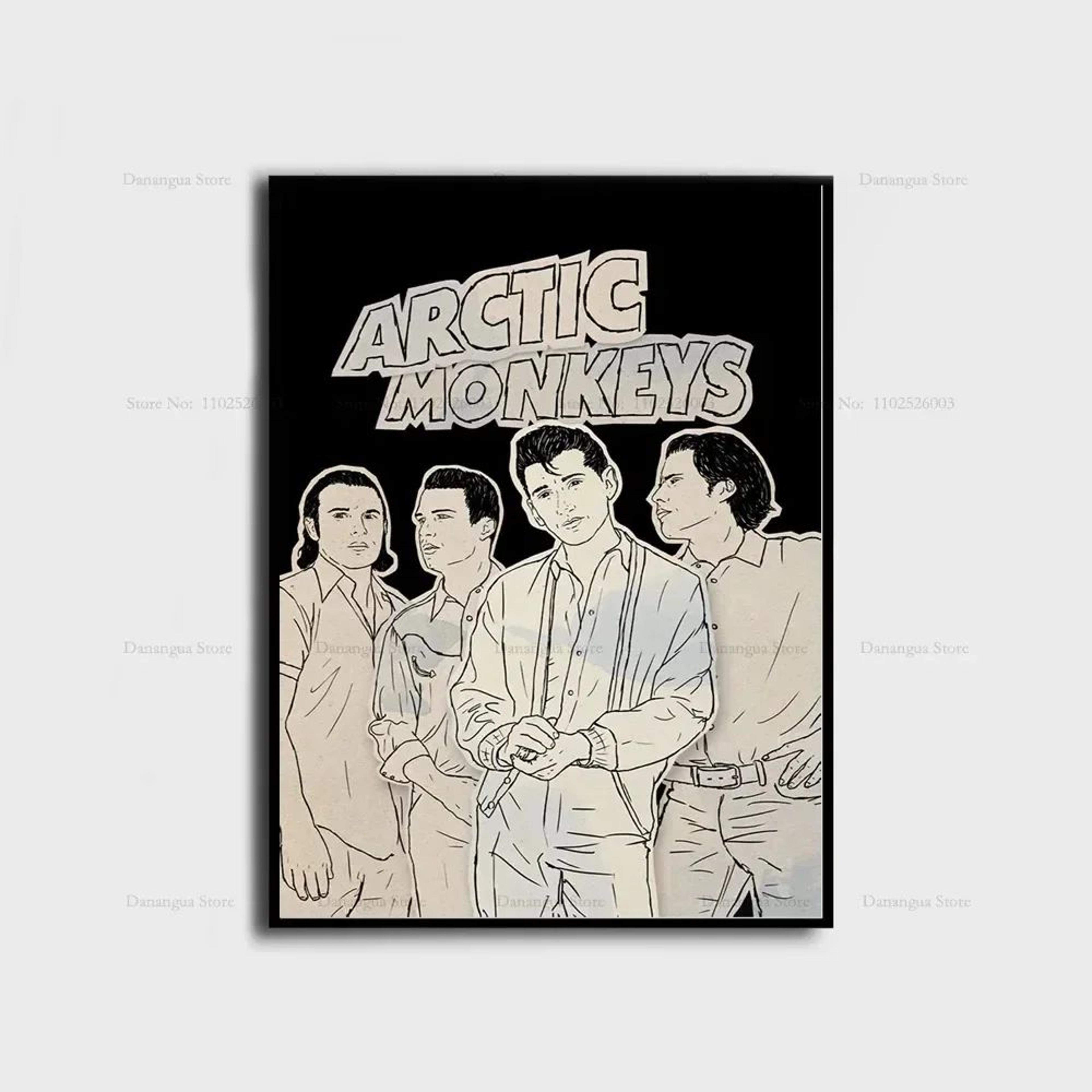 Arctic Monkeys Album Cover Canvas Wall Art  Favourite Worst Nightmare  The Car Poster Print Decor 16