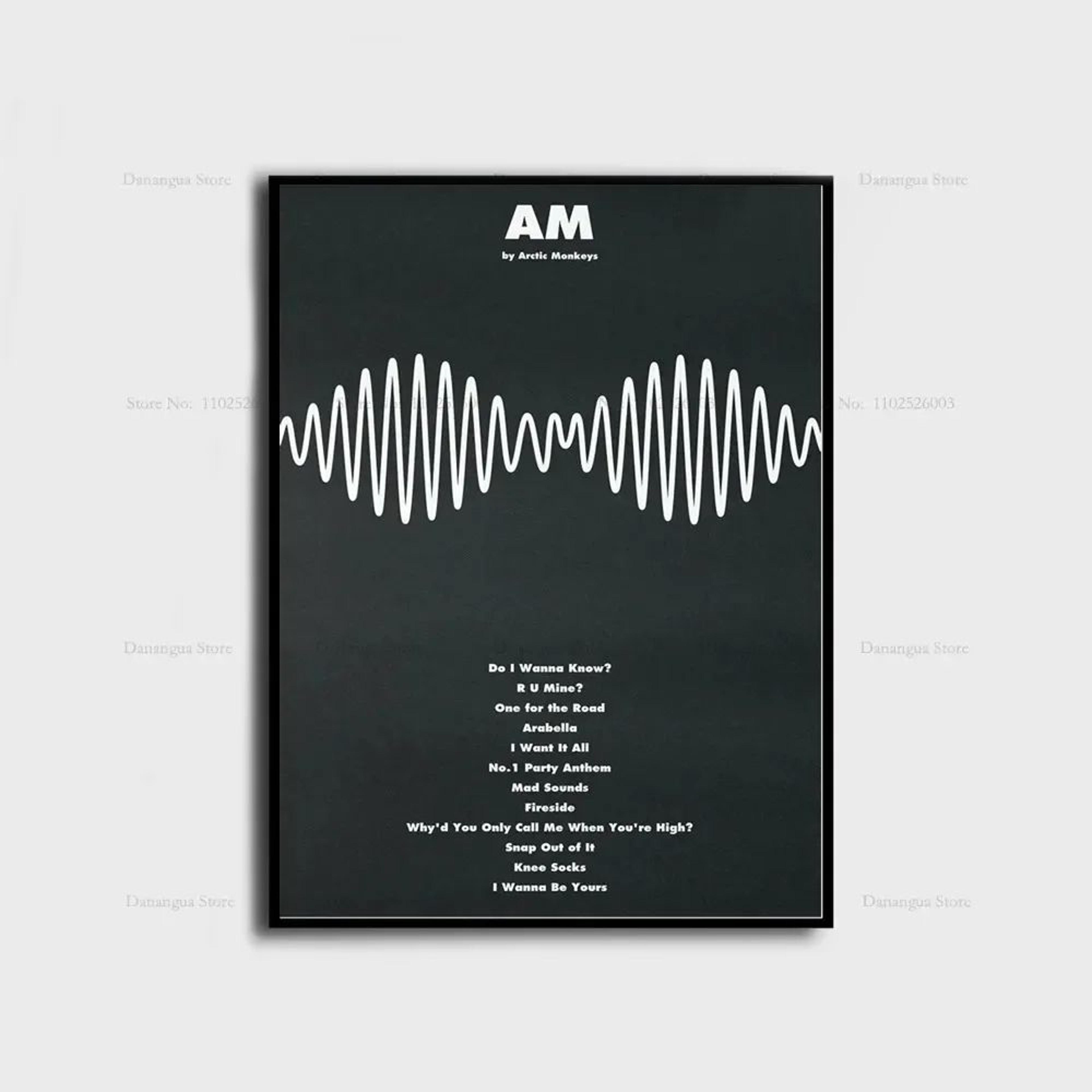 Arctic Monkeys Album Cover Canvas Wall Art  Favourite Worst Nightmare  The Car Poster Print Decor 21