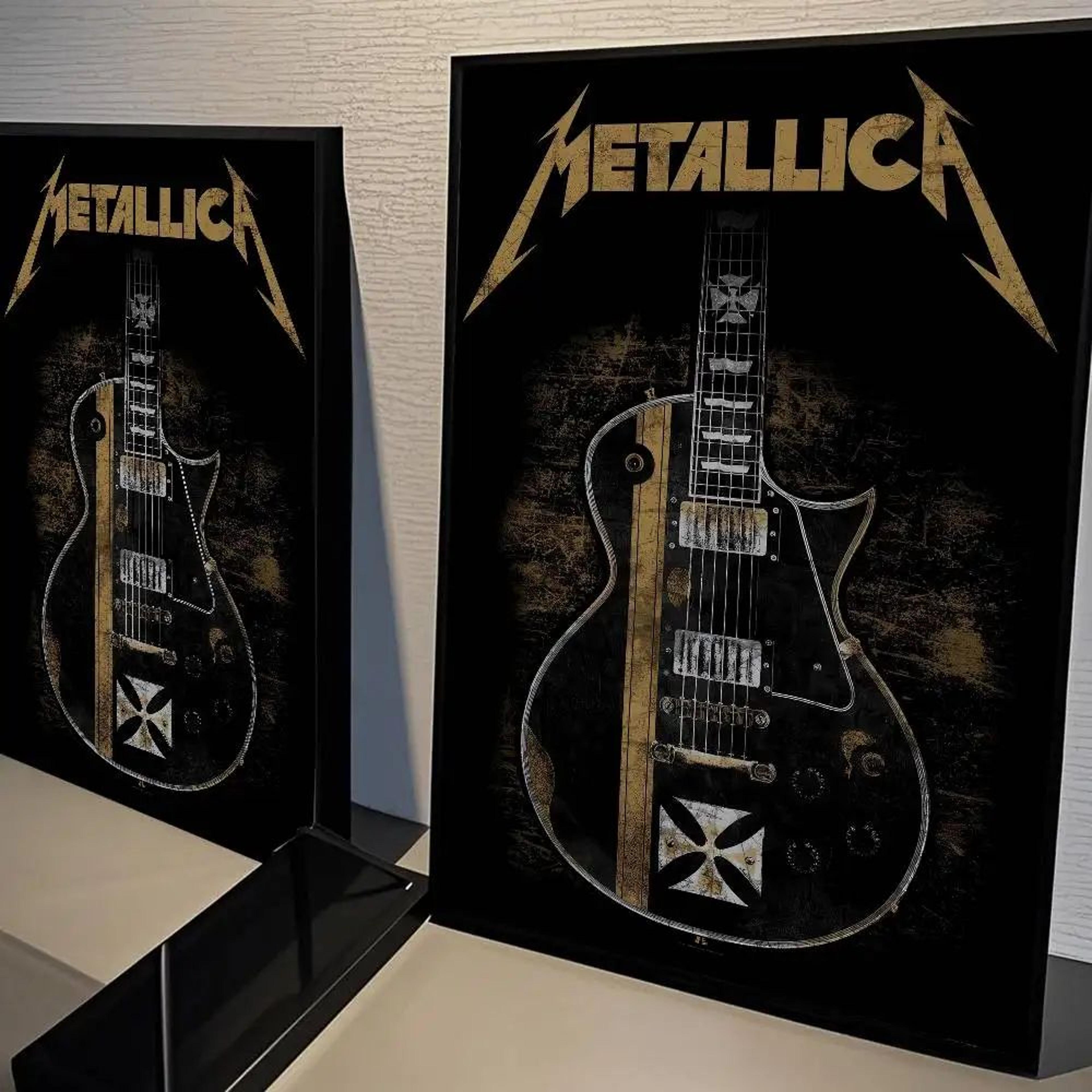 Metallica Classic Band Wall Poster  Vintage Rock Music Canvas Art For Room  Bar Decor 6
