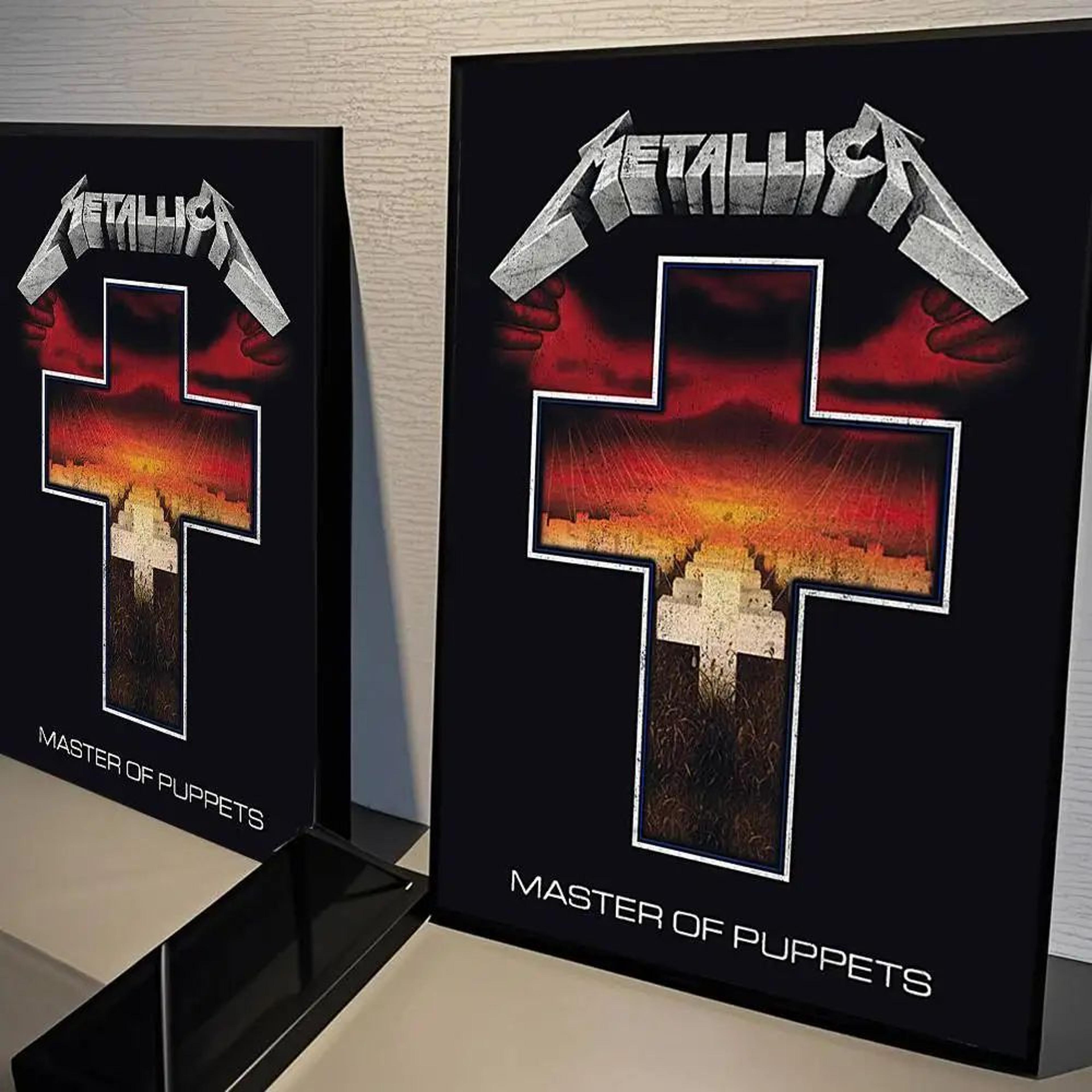 Metallica Classic Band Wall Poster  Vintage Rock Music Canvas Art For Room  Bar Decor 11
