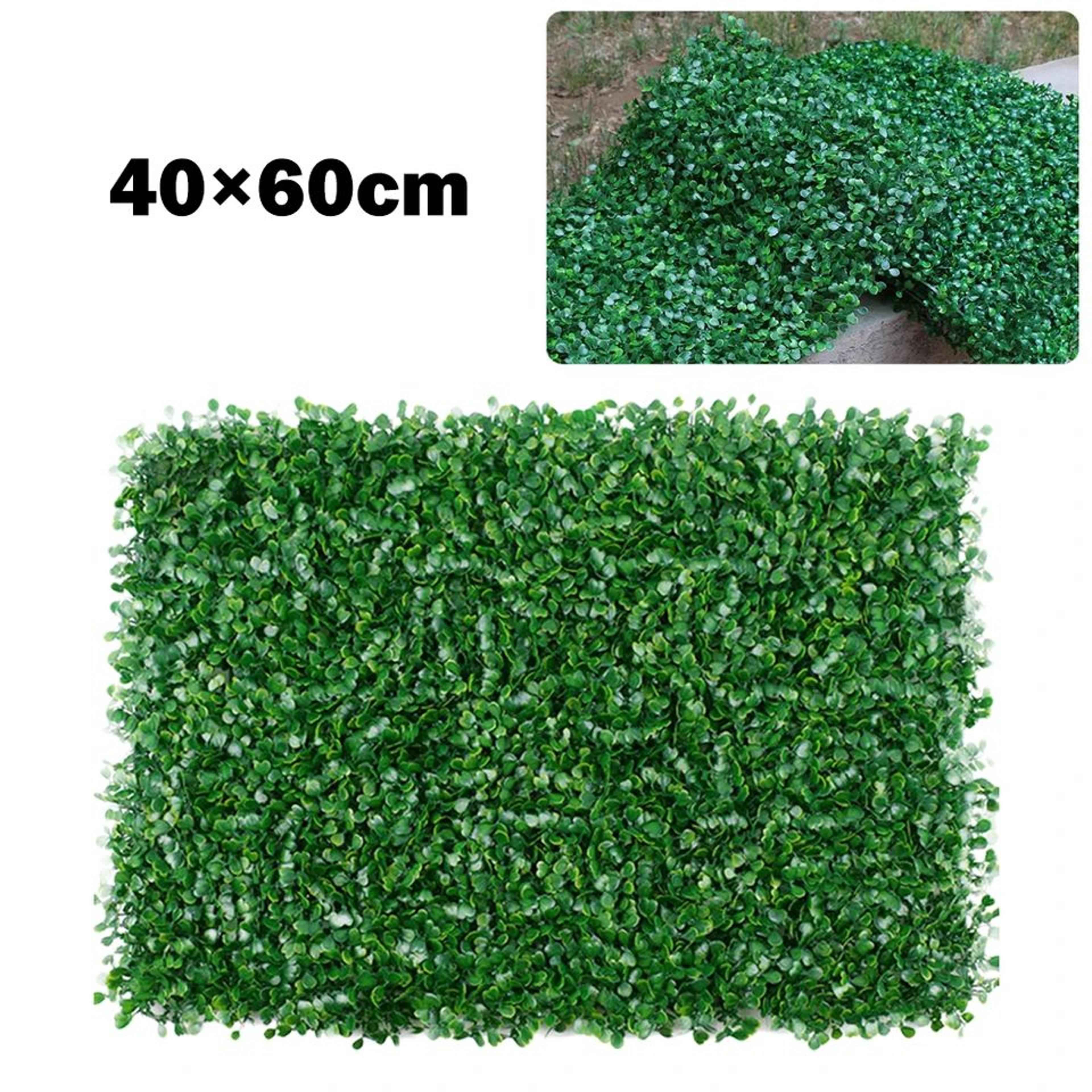 Artificial Green Wall Panels  Realistic Foliage Hedge Mat For Garden  Home Decor 4