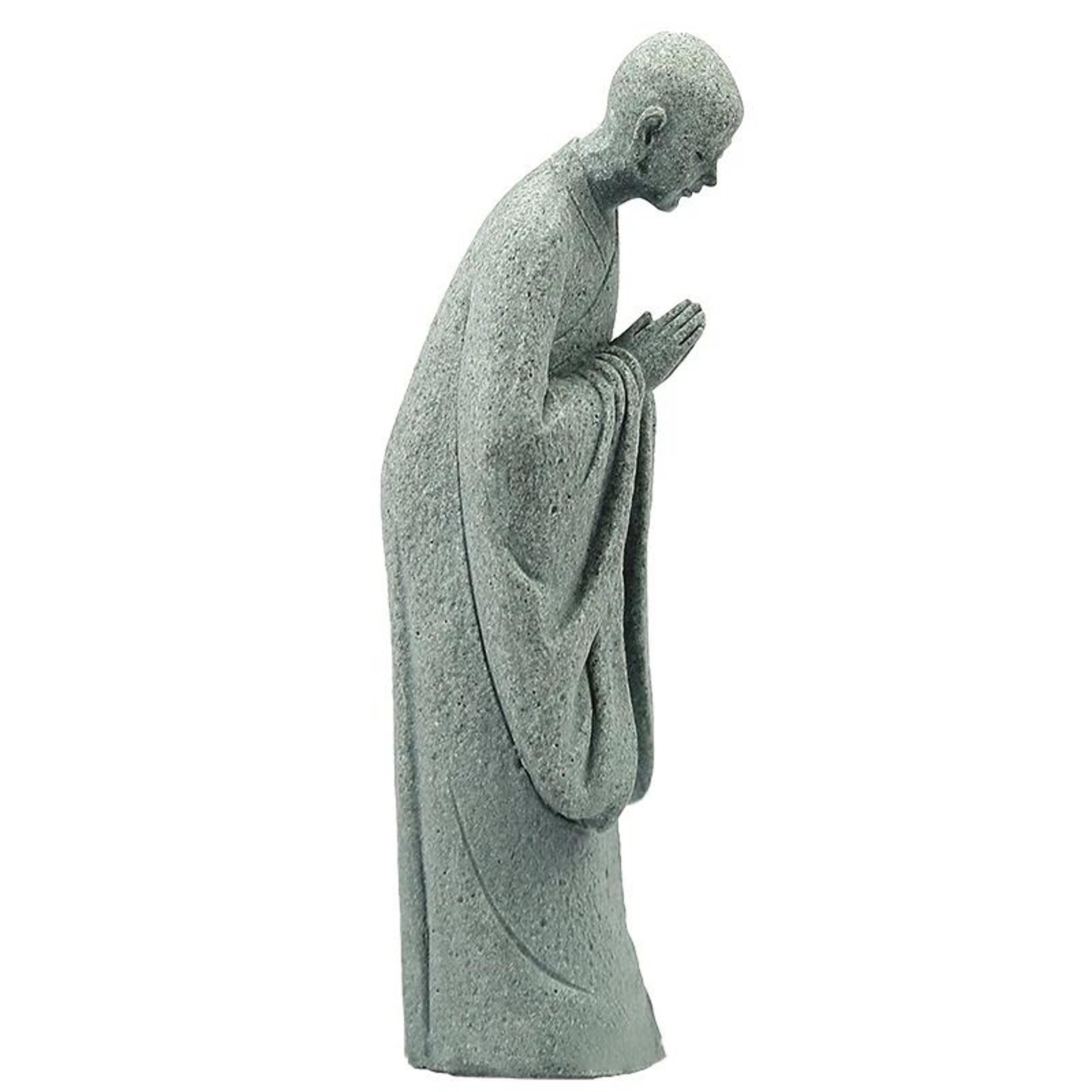 Zen Wishing Monk Resin Figurine  Buddhist Micro Landscape Decor For Aquarium Garden  Meditation Spa 8