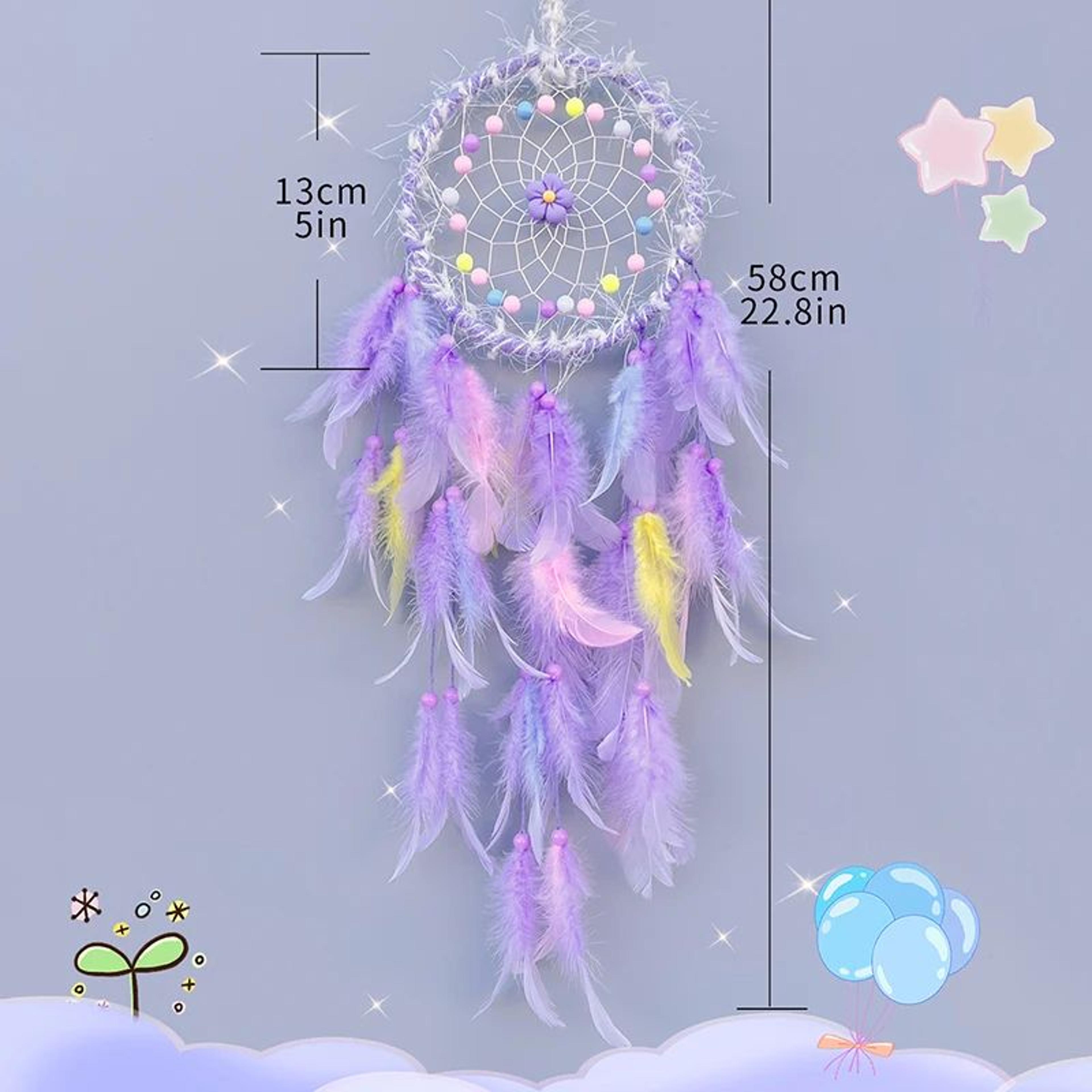 Handmade Dream Catcher Wind Chime  Boho Hanging Ornament For Bedroom Car  Home Decor 5