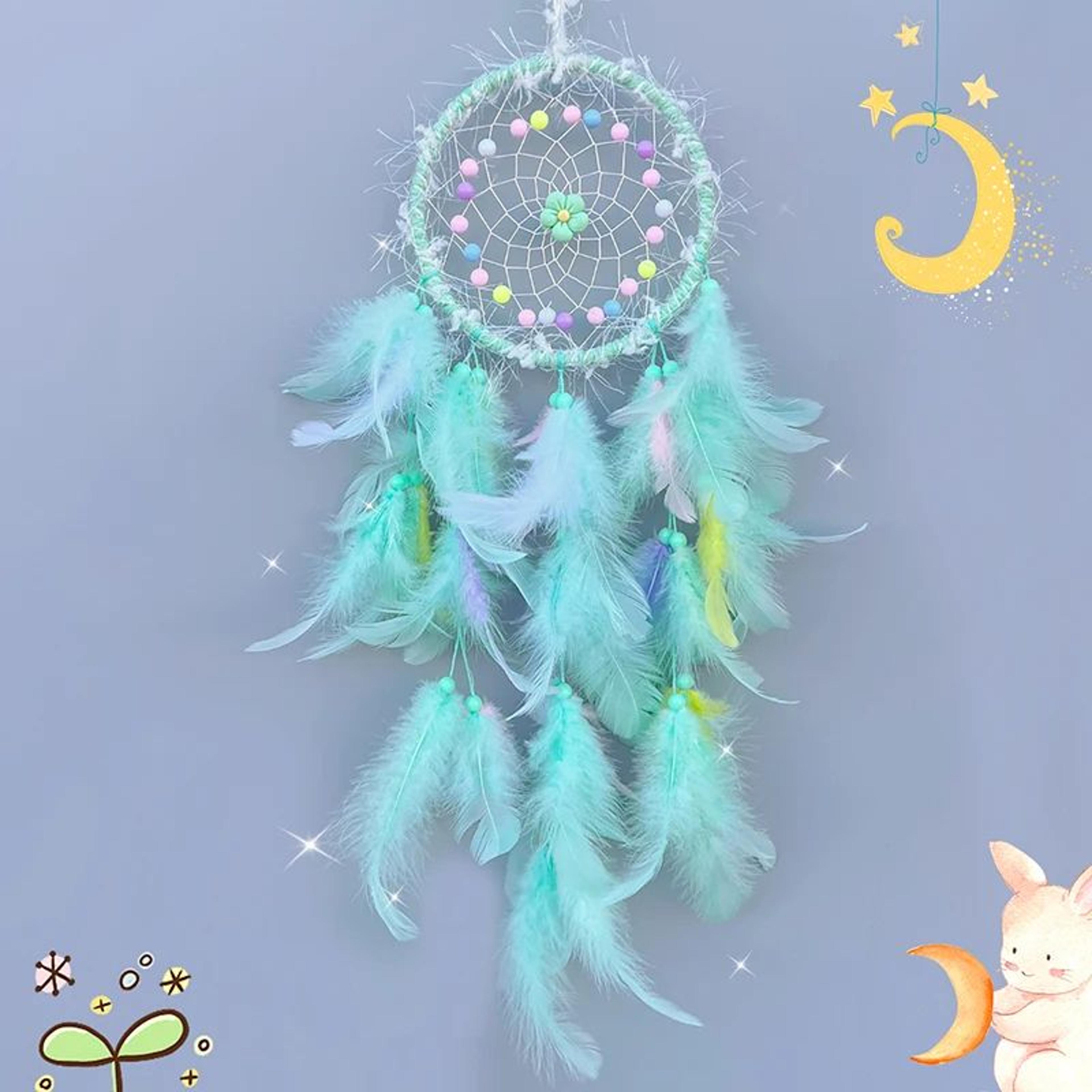Handmade Dream Catcher Wind Chime  Boho Hanging Ornament For Bedroom Car  Home Decor 6