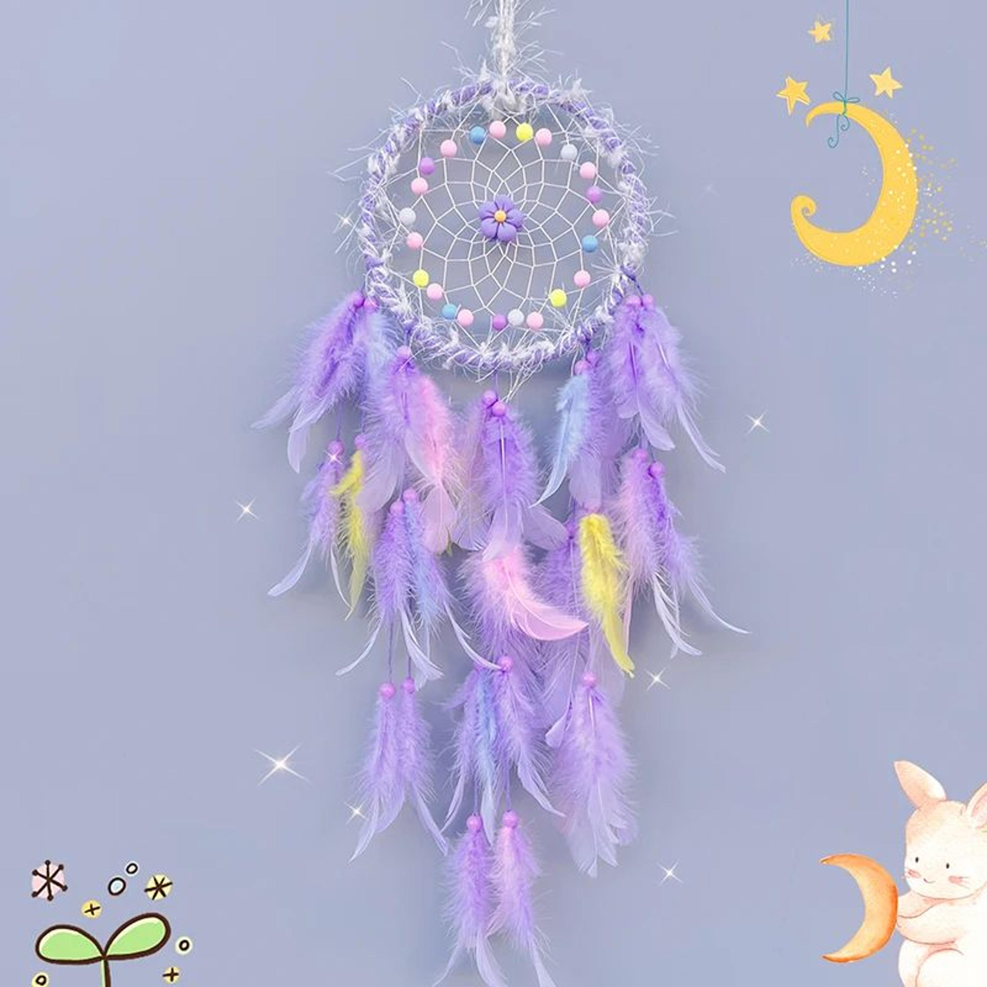 Handmade Dream Catcher Wind Chime  Boho Hanging Ornament For Bedroom Car  Home Decor 8