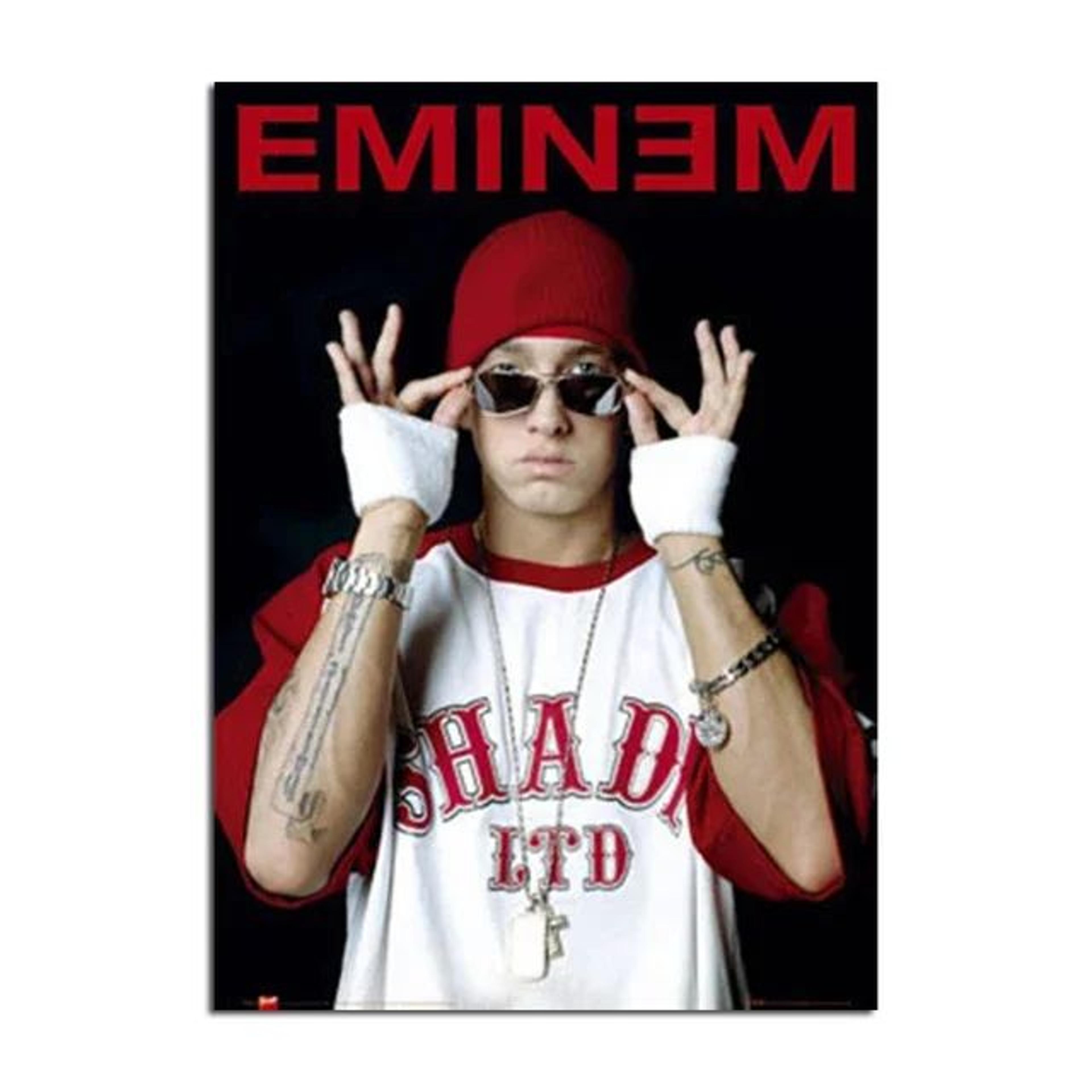 Eminem Rap Legend Canvas Wall Art  Modern HipHop Music Poster For Room Decor 9