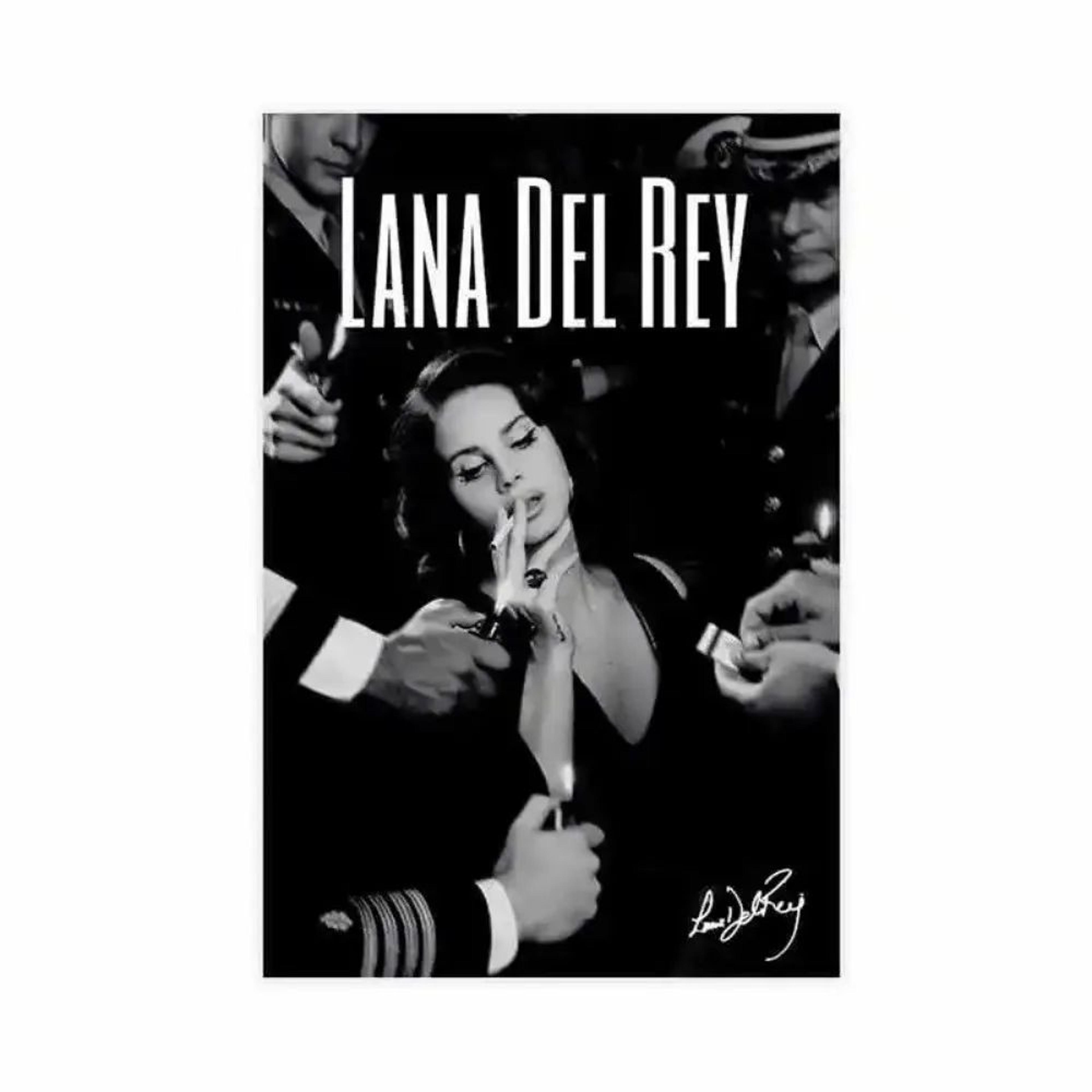 Lana Del Rey Aesthetic Canvas Wall Art  Vintage Music Album Poster For Room Decor 13