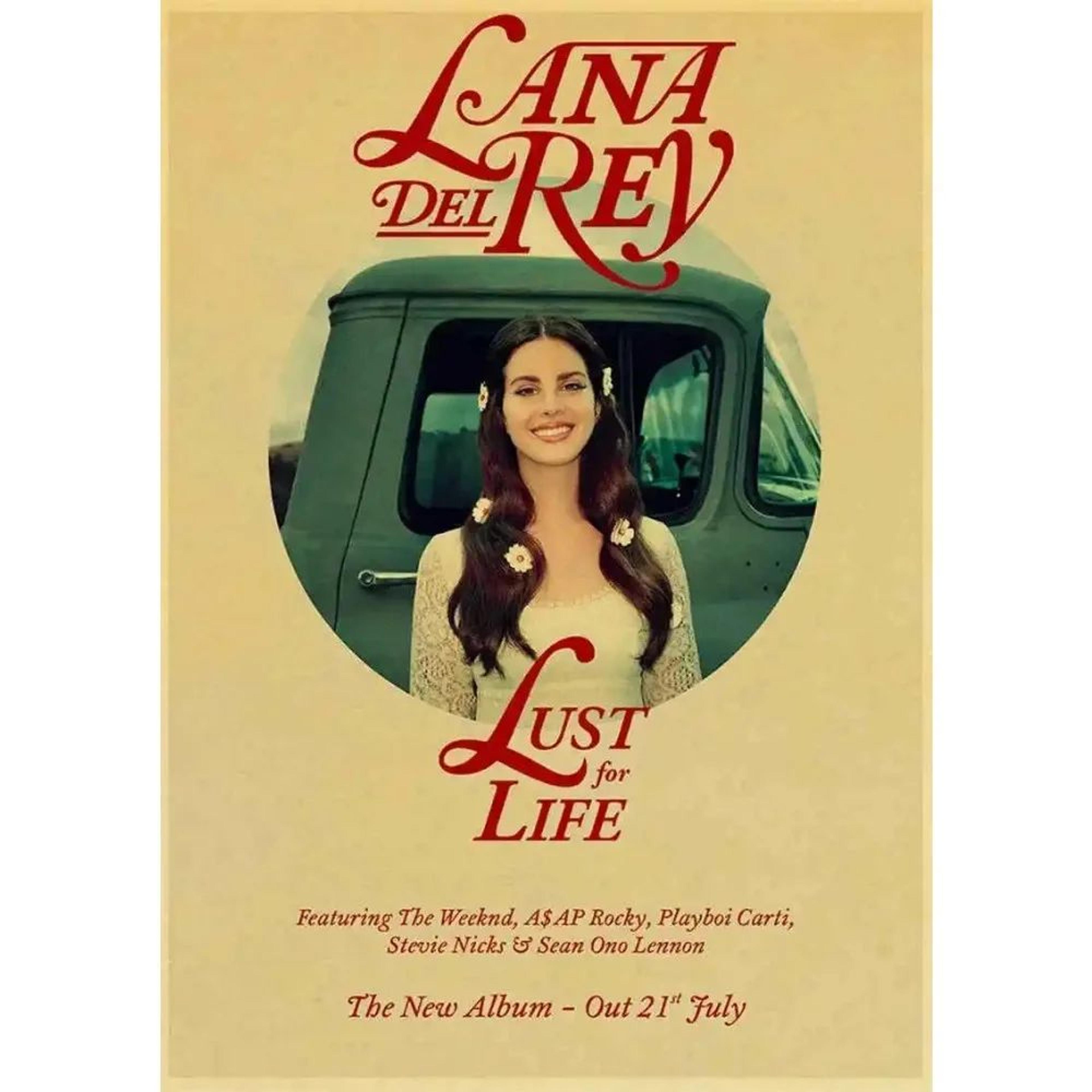 Lana Del Rey Aesthetic Canvas Wall Art  Vintage Music Album Poster For Room Decor 25