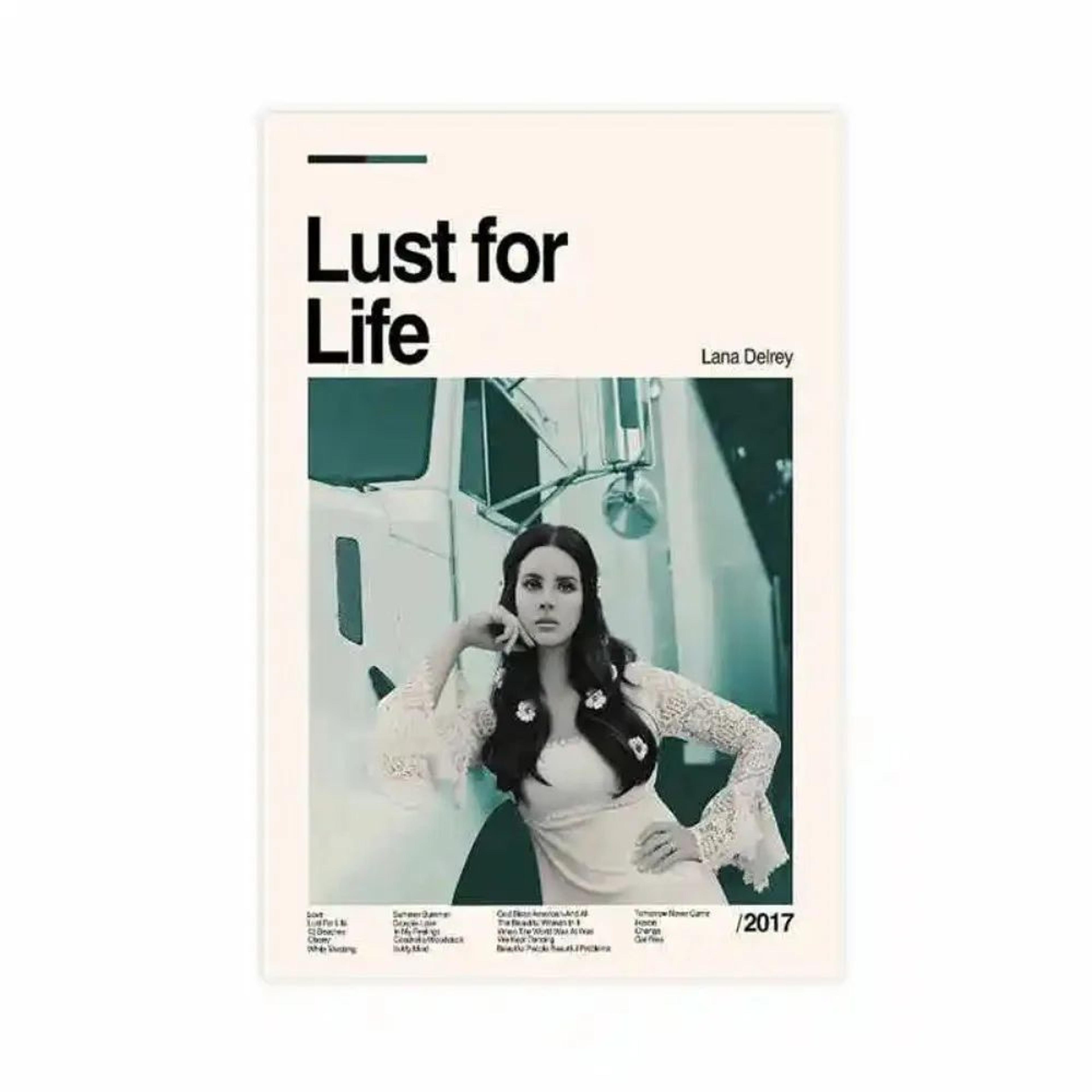 Lana Del Rey Aesthetic Canvas Wall Art  Vintage Music Album Poster For Room Decor 28