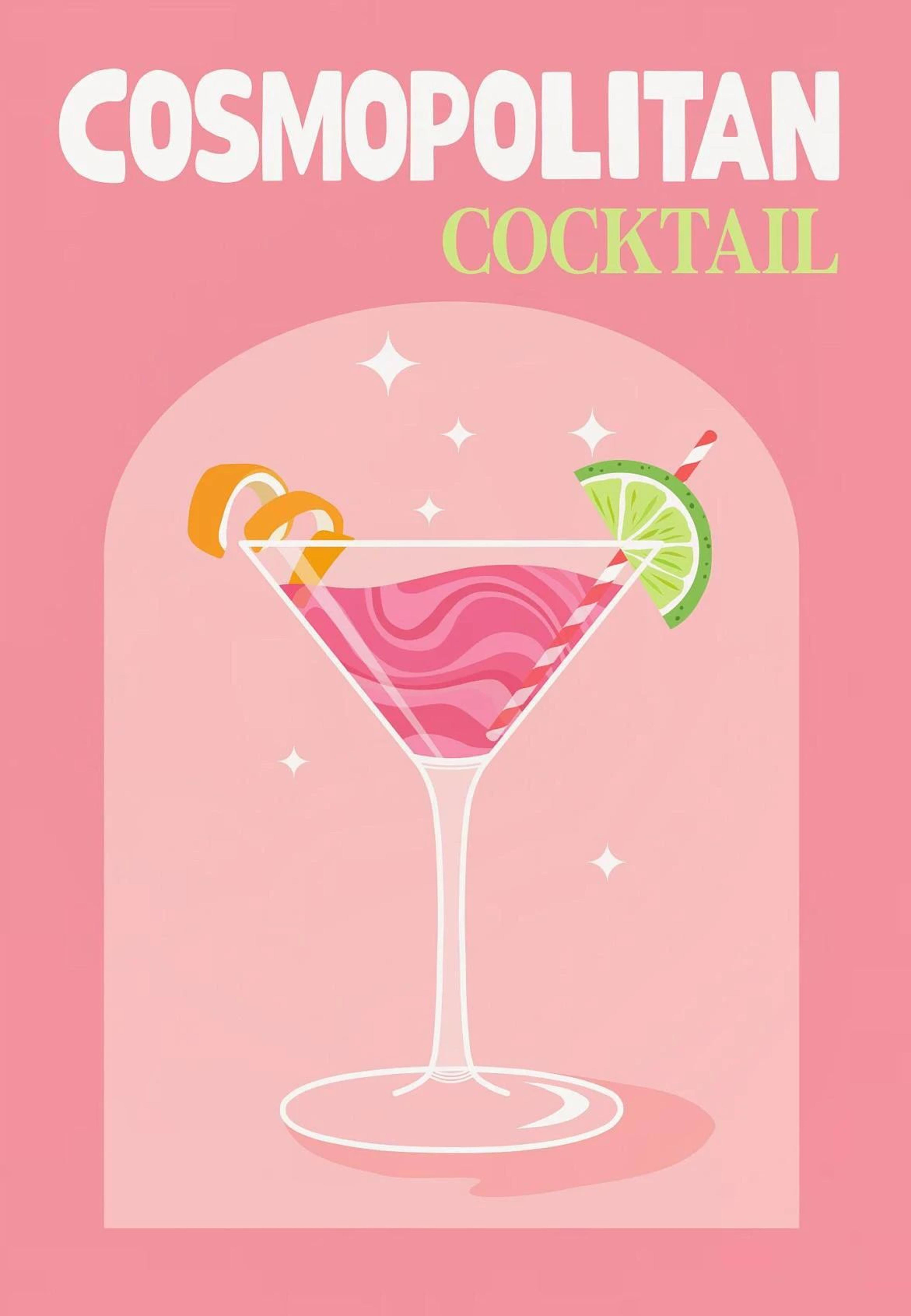 Colorful Cocktail Canvas Posters  Trendy Bar Wall Art Prints For Home Bar Kitchen  Decor 14