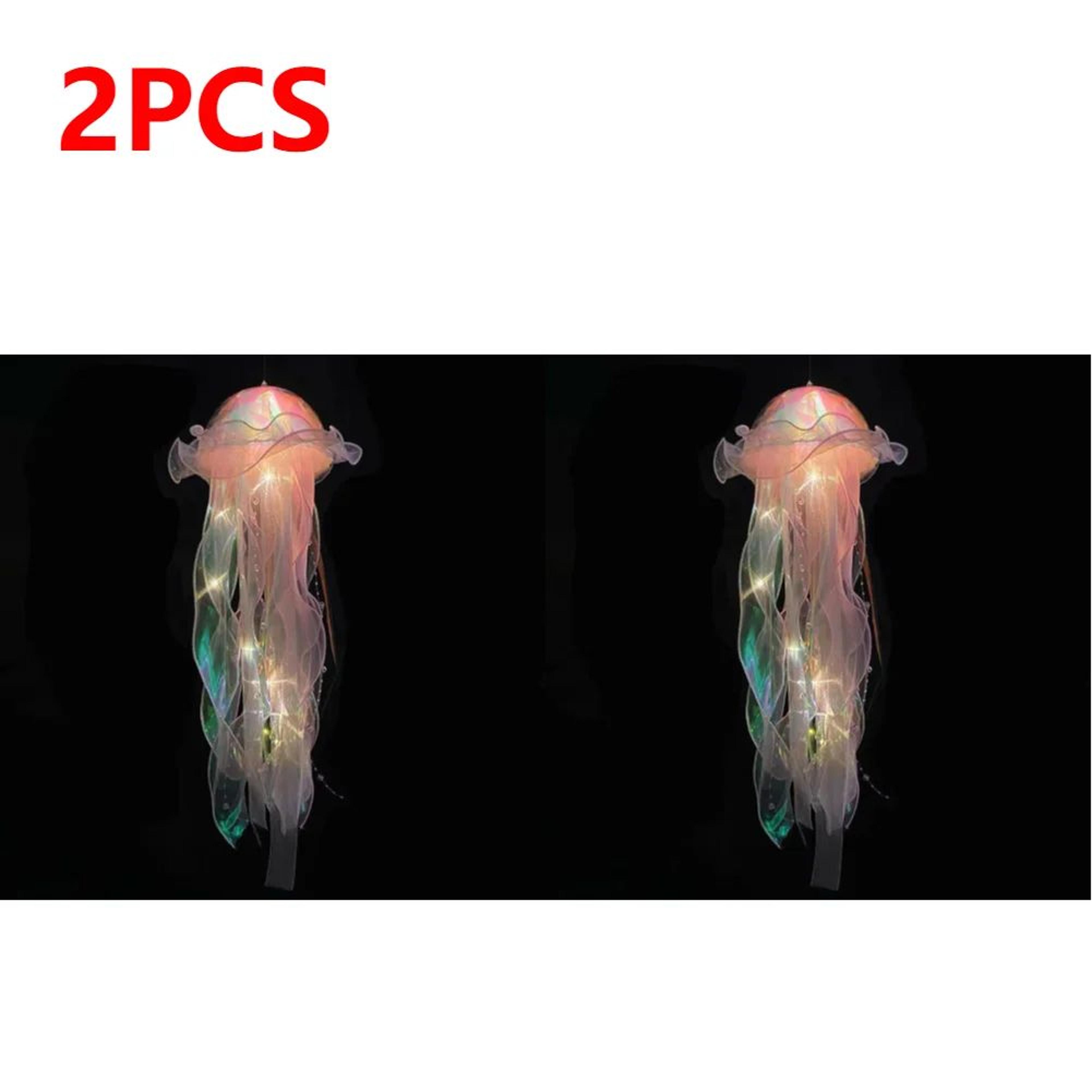 Colorful Jellyfish LED Pendant Light  Gradient Hanging Night Lamp For Indoor Garden  Festival Decor 10