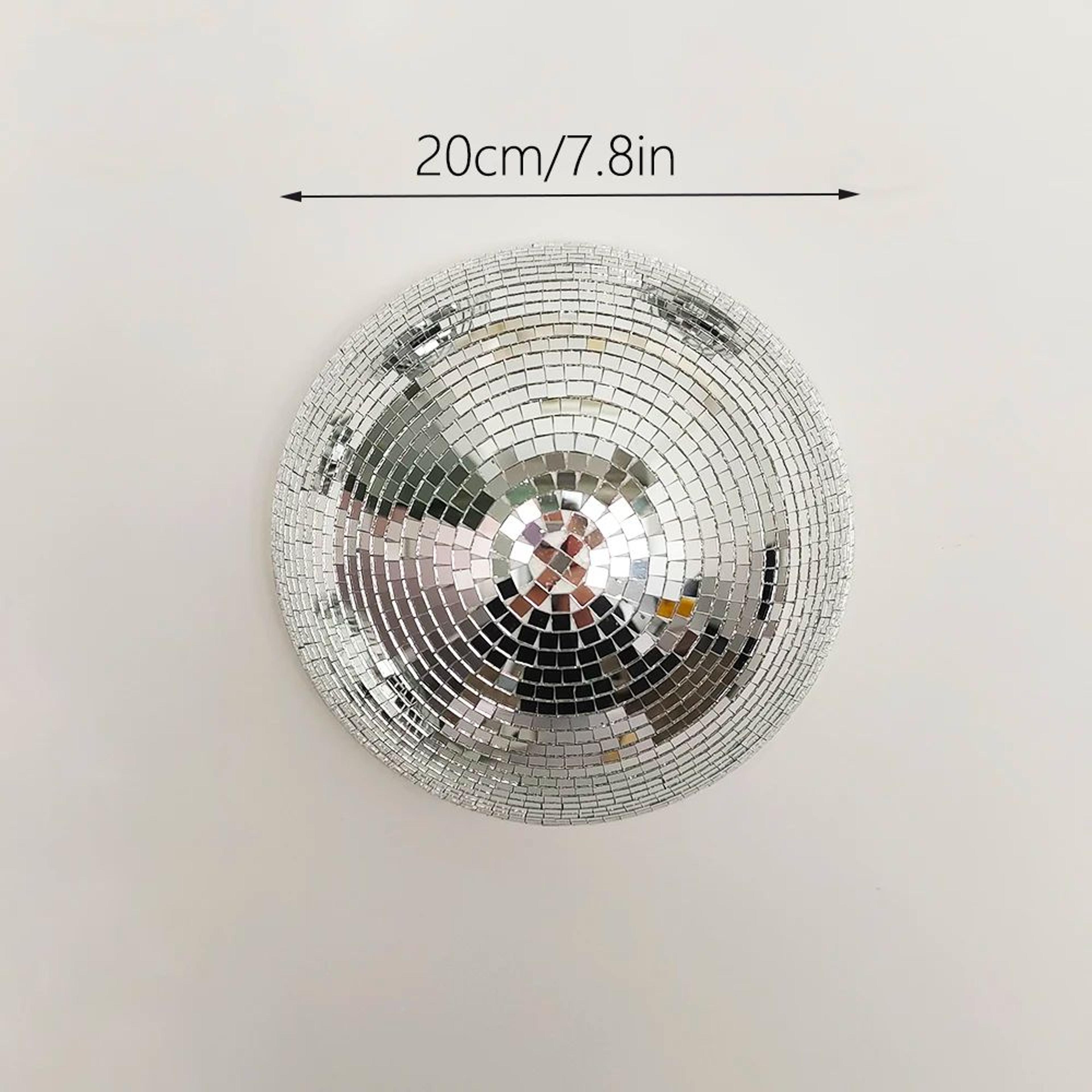 Wall Mounted Disco Ball Mirror Decor  Metallic Half Sphere Mirror Ball For Home Wedding  Party Wall 9