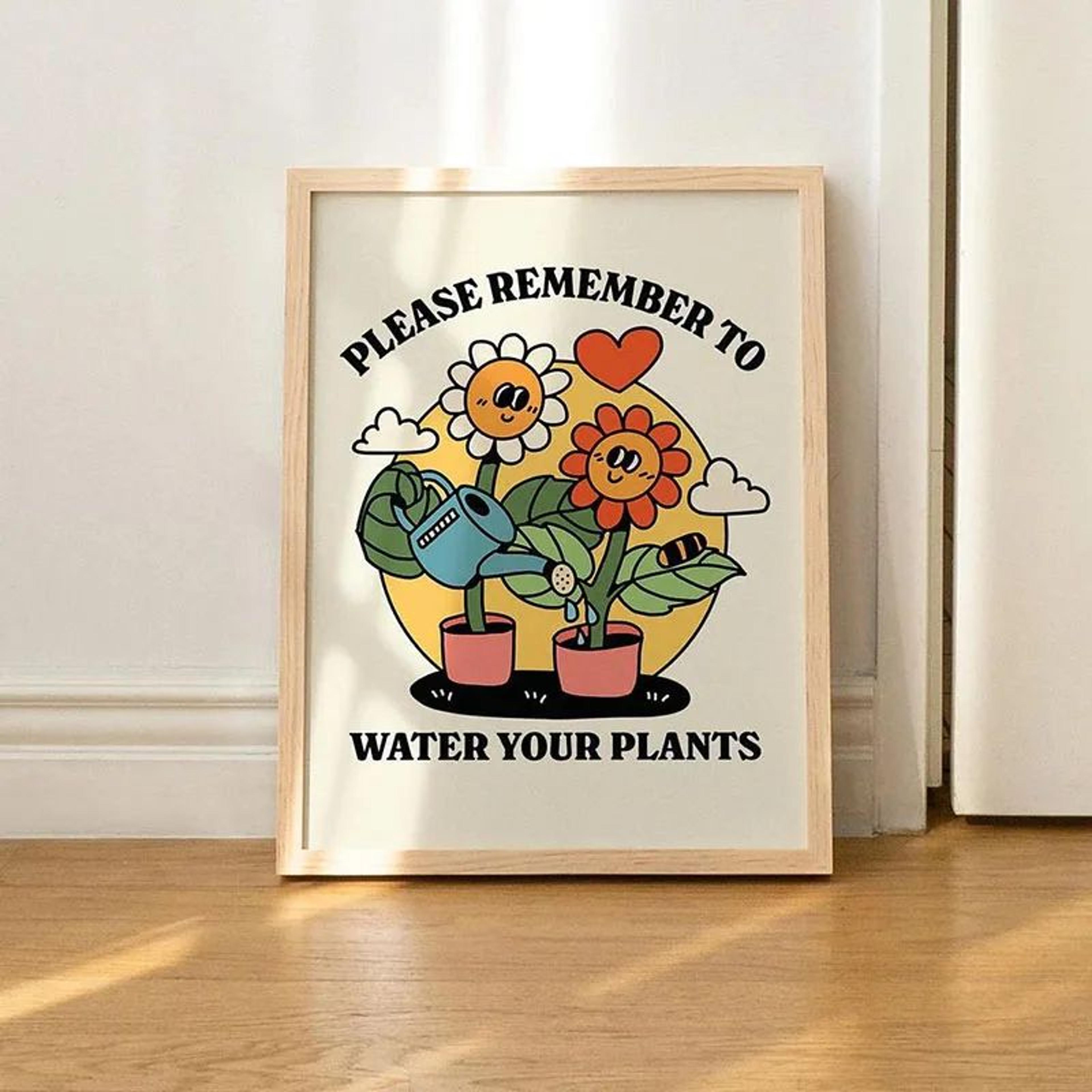 Green Botanical Leaves Canvas Wall Art  Calming Nature Houseplant Print 17