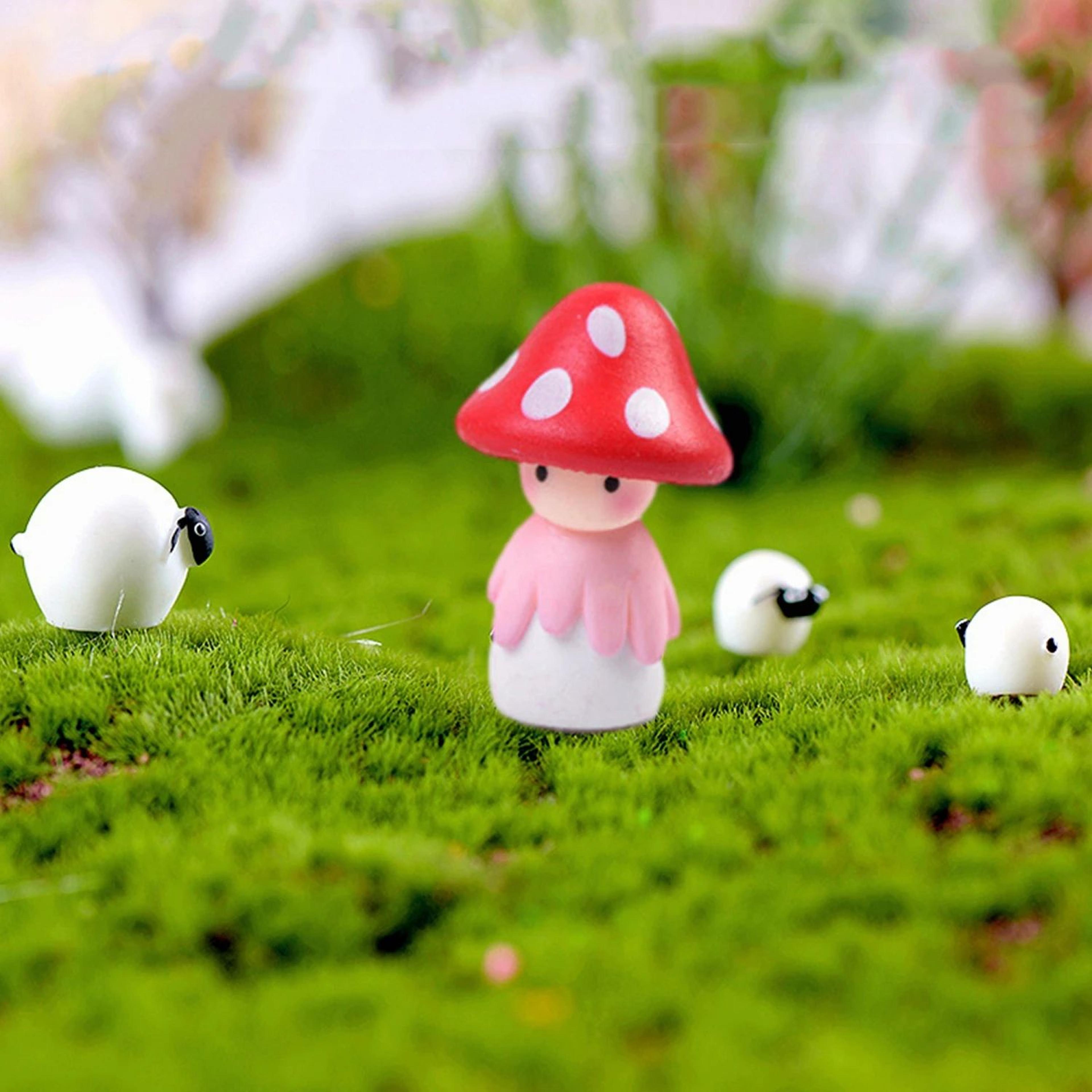 Enchanted Mini Fairy Garden Figurines Set  Whimsical DIY Fairy Garden Accessories For Miniature Lan 24