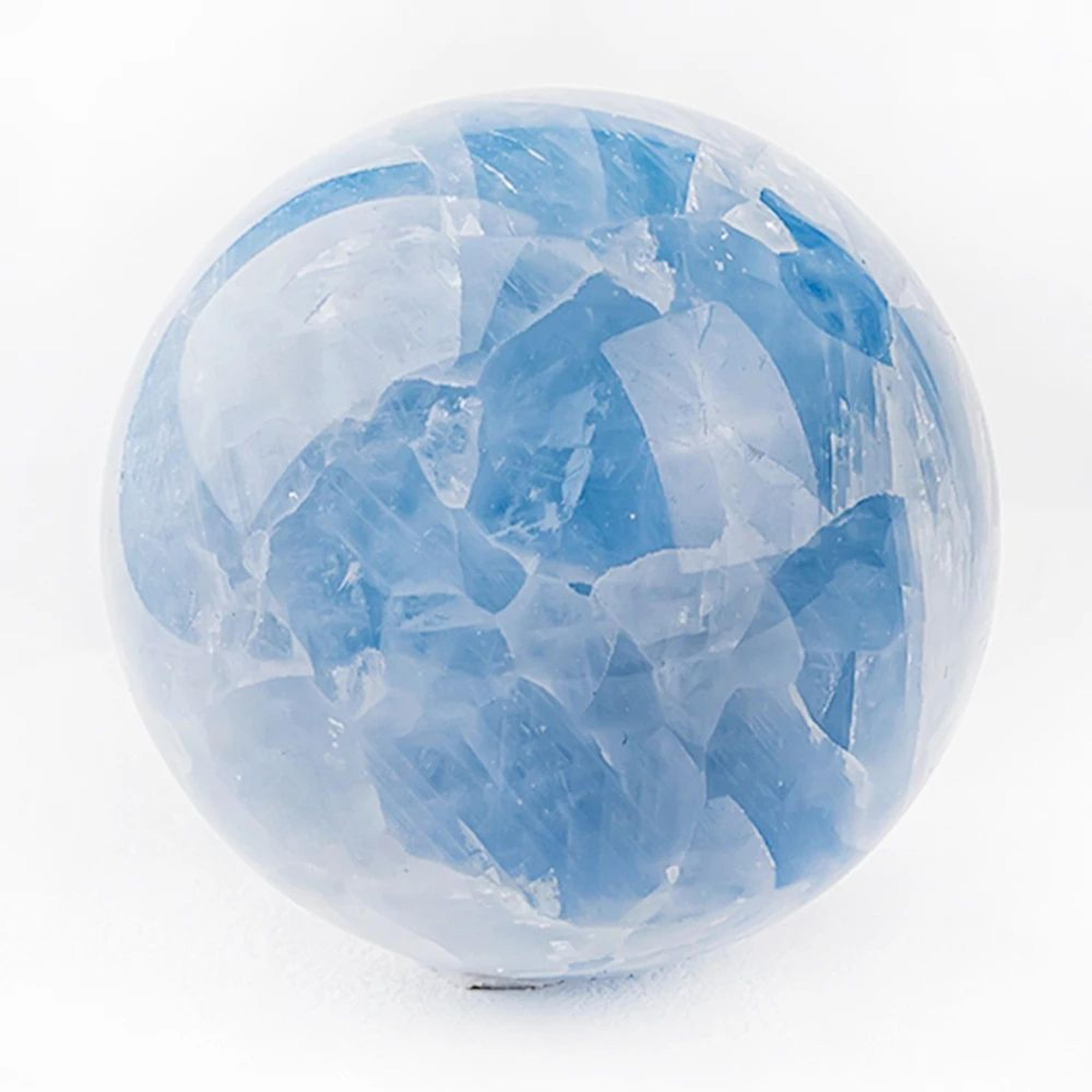 Natural Crystal Ball Sphere  Polished Pink Healing Stone Reiki Decor  Massage Sphere 10