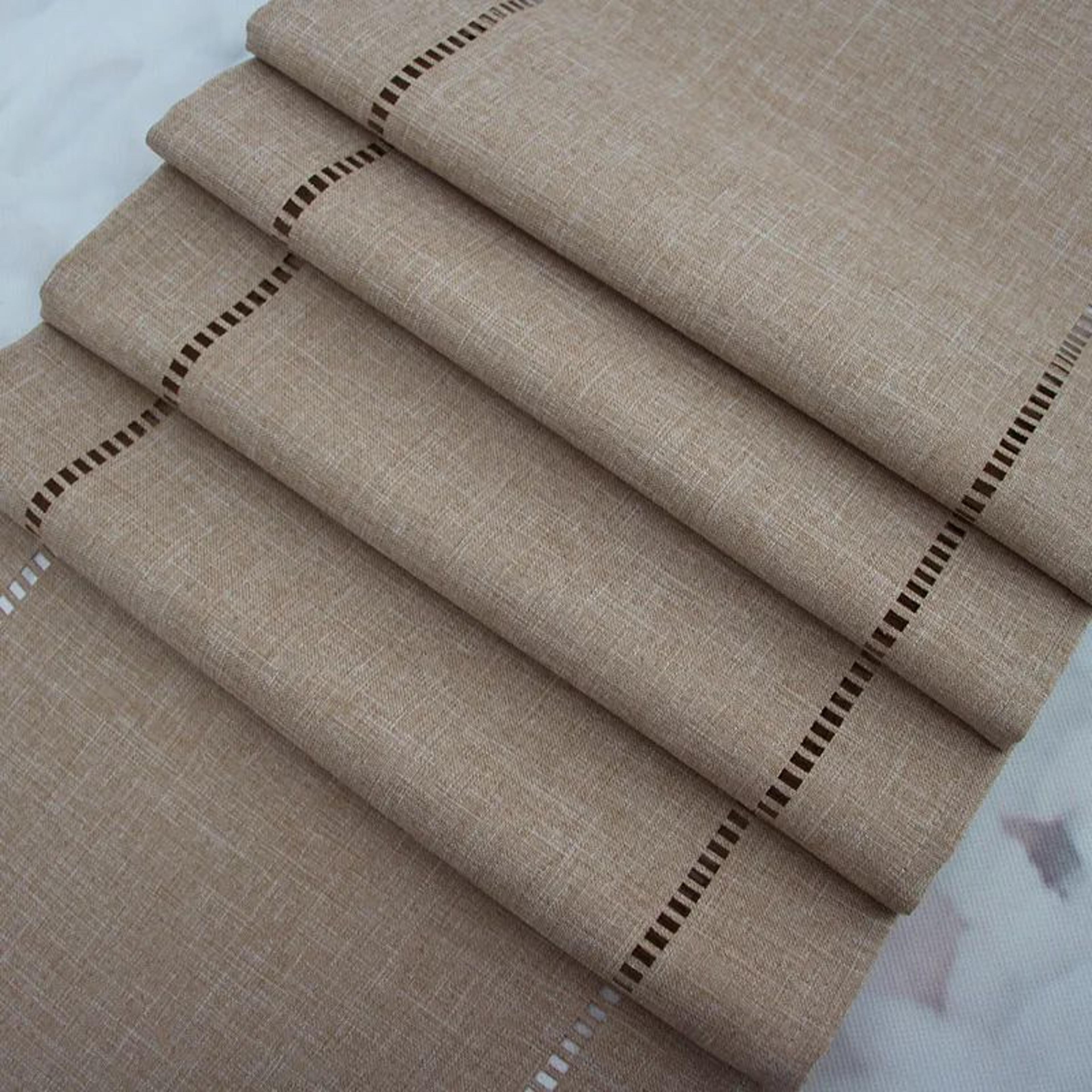 Elegant Linen Table Runner For Dining Table  Events  2 Size Long Farmhouse Tablecloth Decor 3