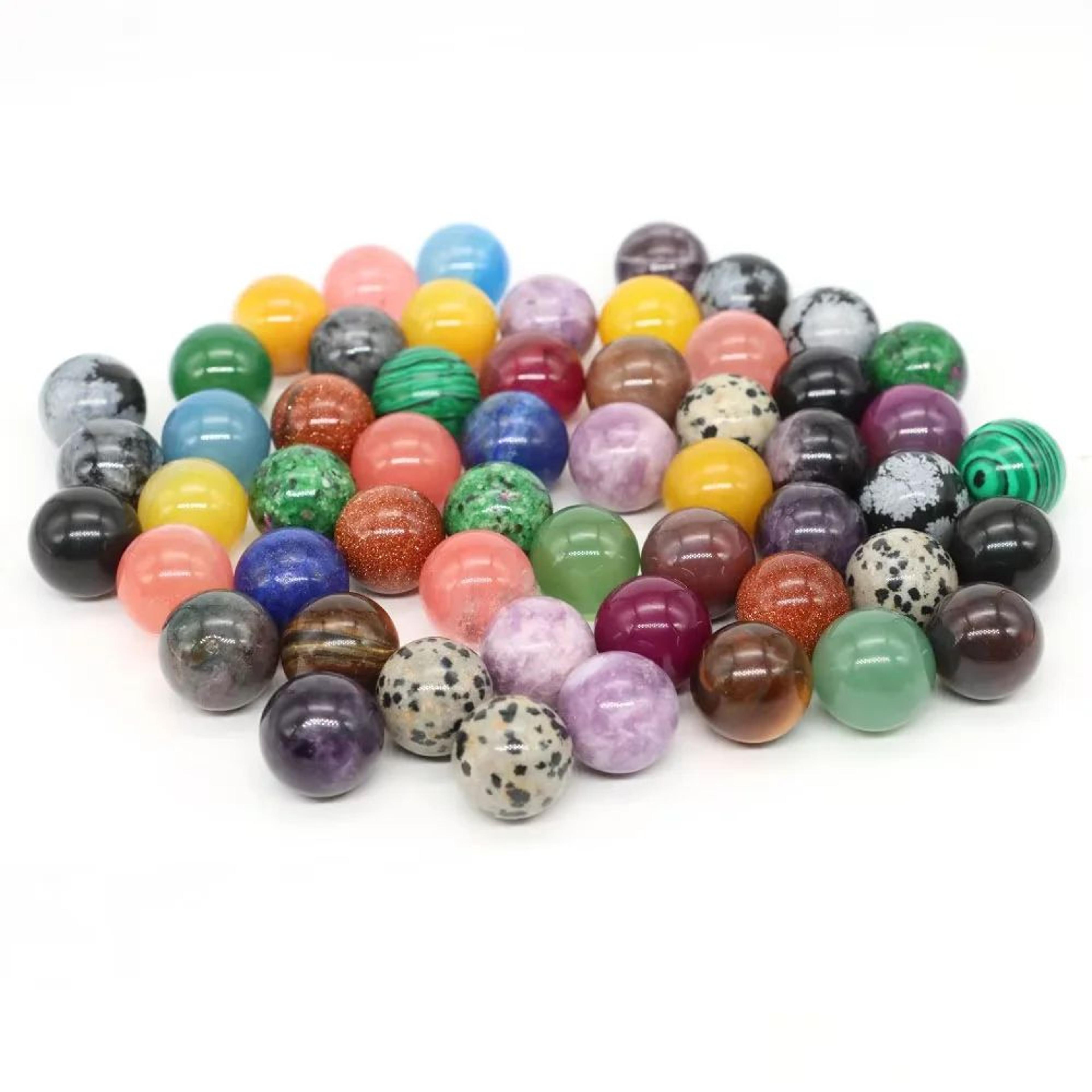 Natural Crystal Sphere Ball For Healing  Decor  16mm Amethyst Rose Quartz Chakra Gem 4