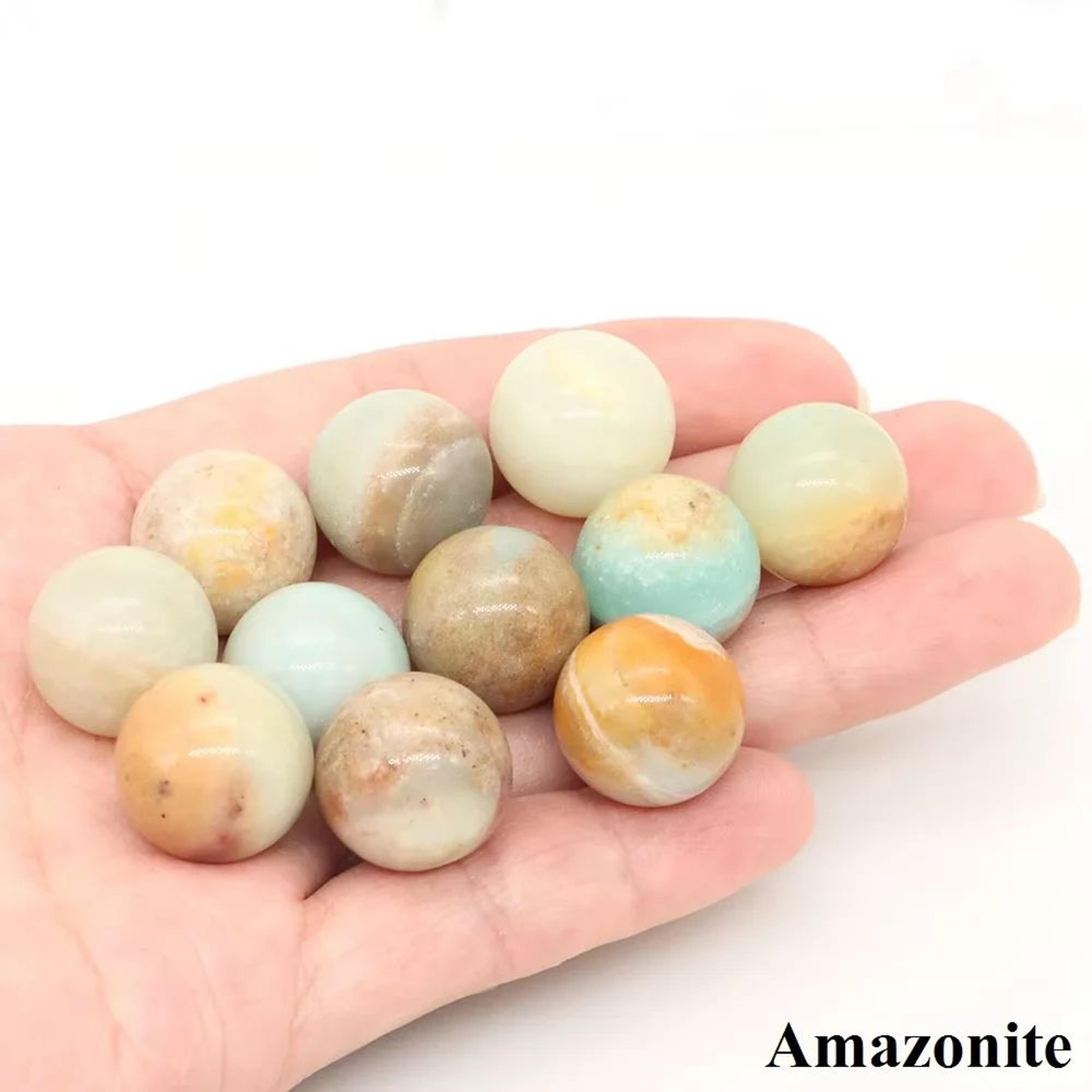 Natural Crystal Sphere Ball For Healing  Decor  16mm Amethyst Rose Quartz Chakra Gem 6