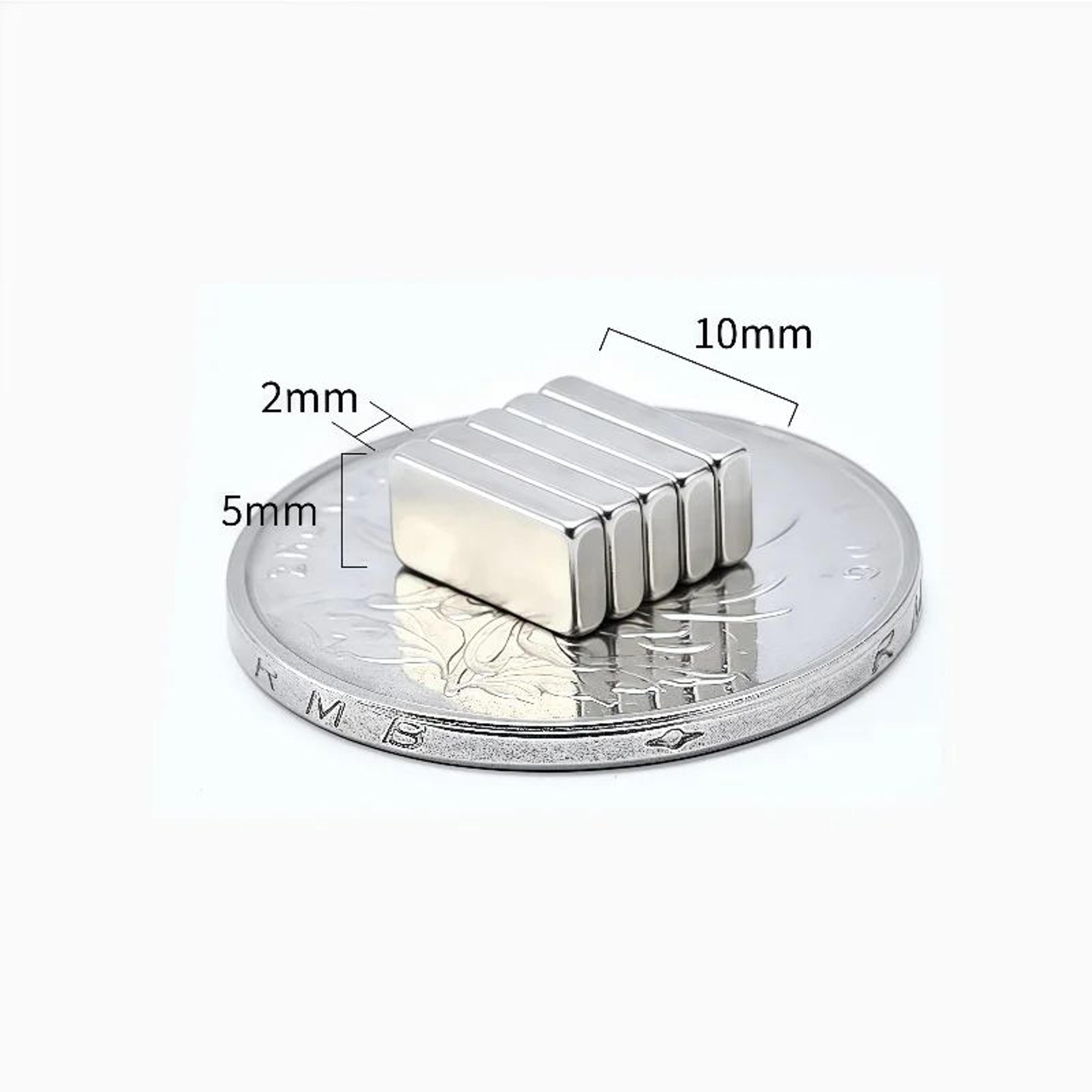 N52 Strong Square Magnets Set  10pcs Heavy Duty Fridge  Office Neodymium Magnets 5